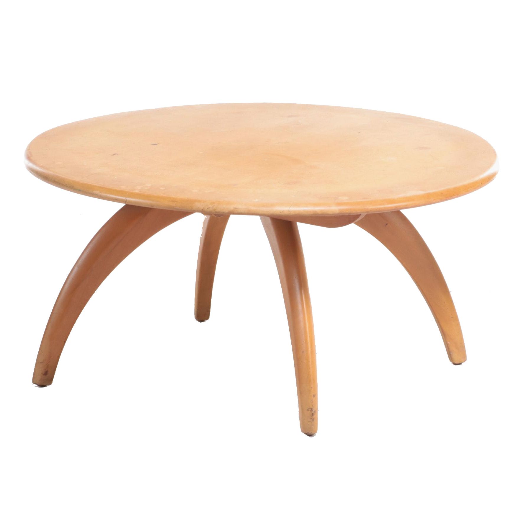 Heywood-Wakefield Mid Century Modern Swivel Top Coffee Table