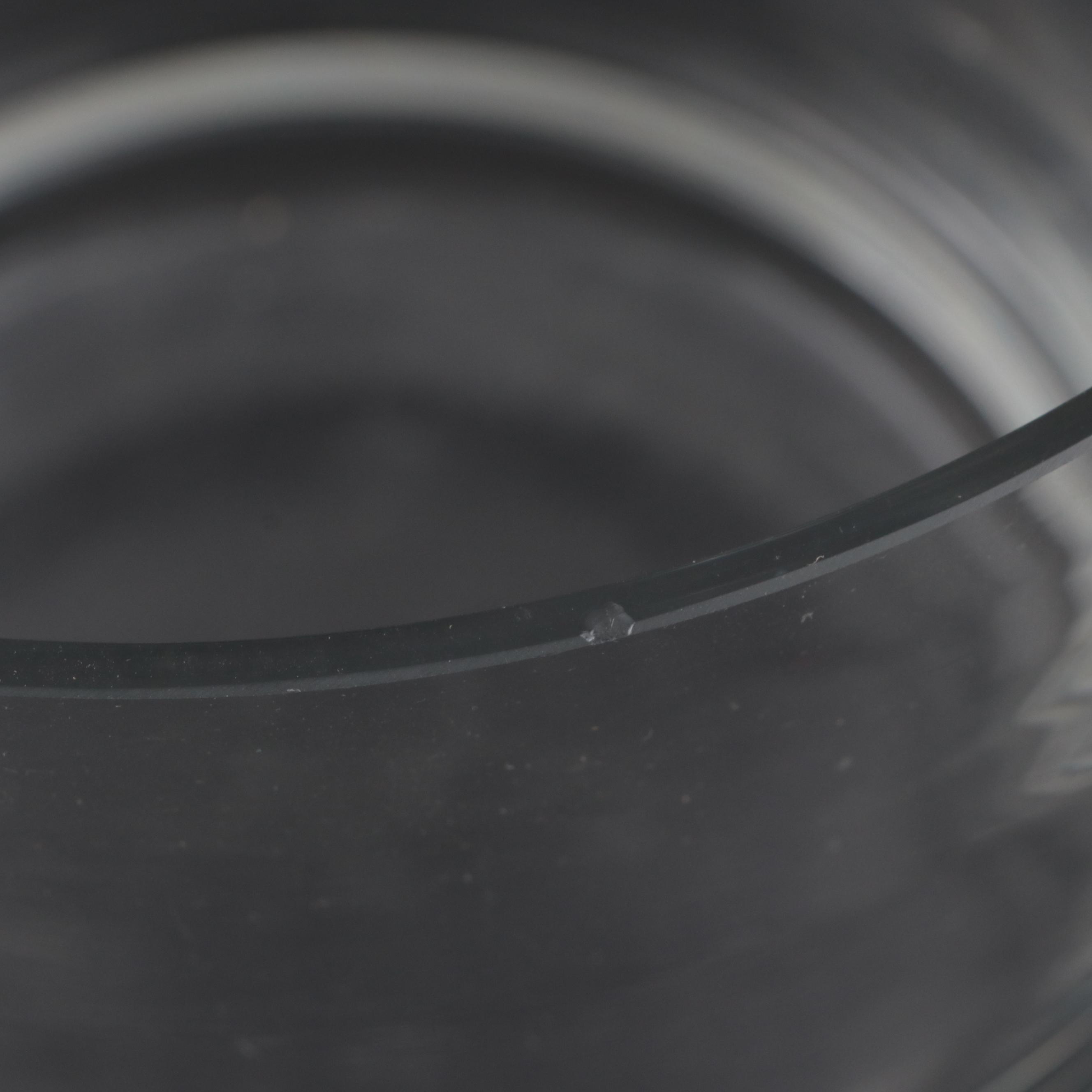 Krosno Handblown Scroll-Handled Glass Ice Bucket