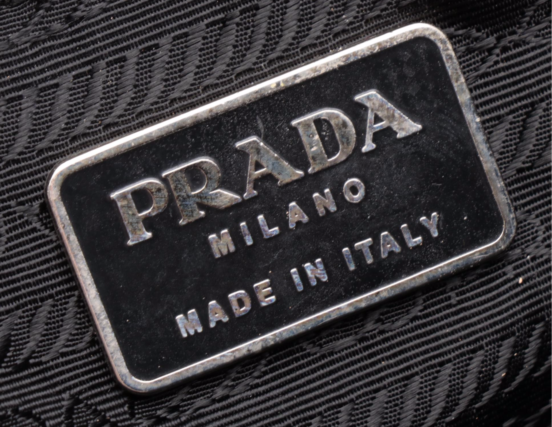 Prada Black Nylon Tessuto Shoulder Bag