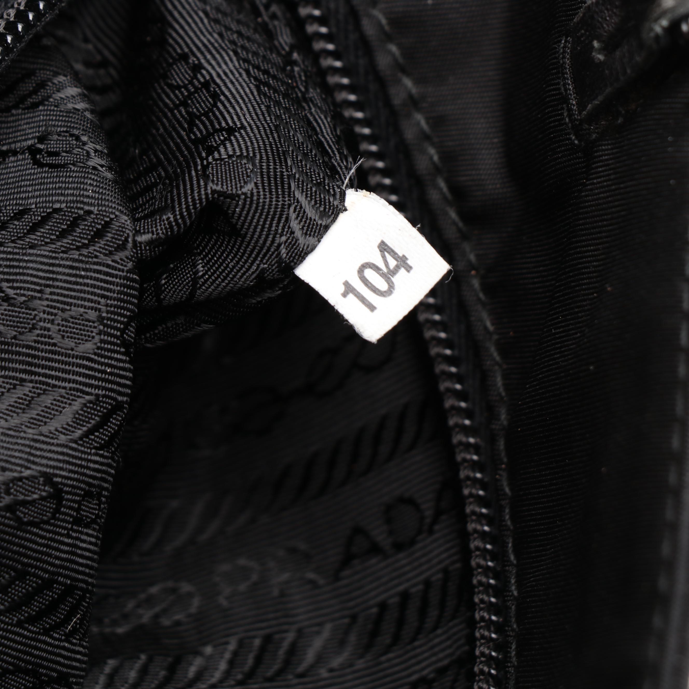 Prada Black Nylon Tessuto Shoulder Bag