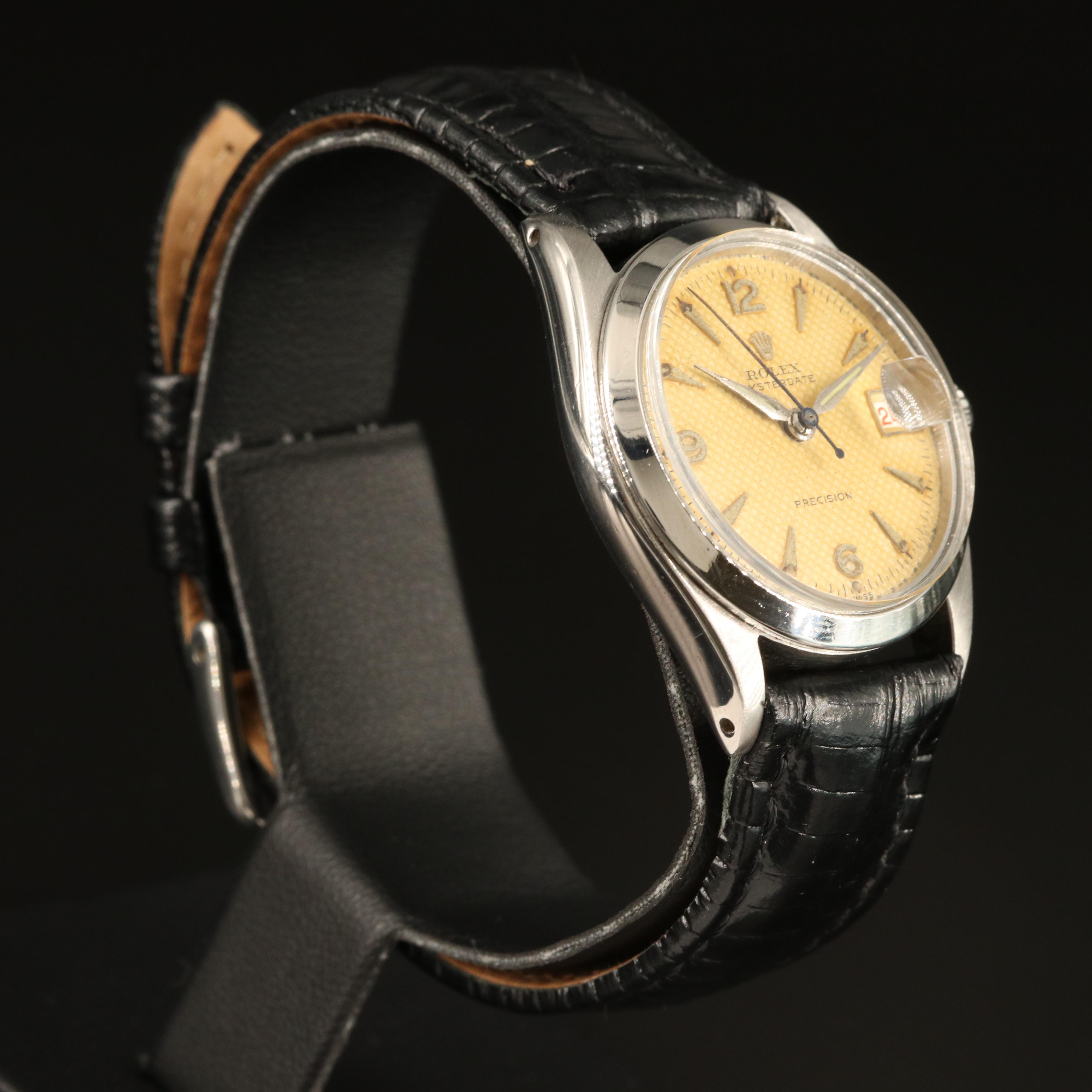 1955 Rolex Oysterdate Stainless Steel Watch