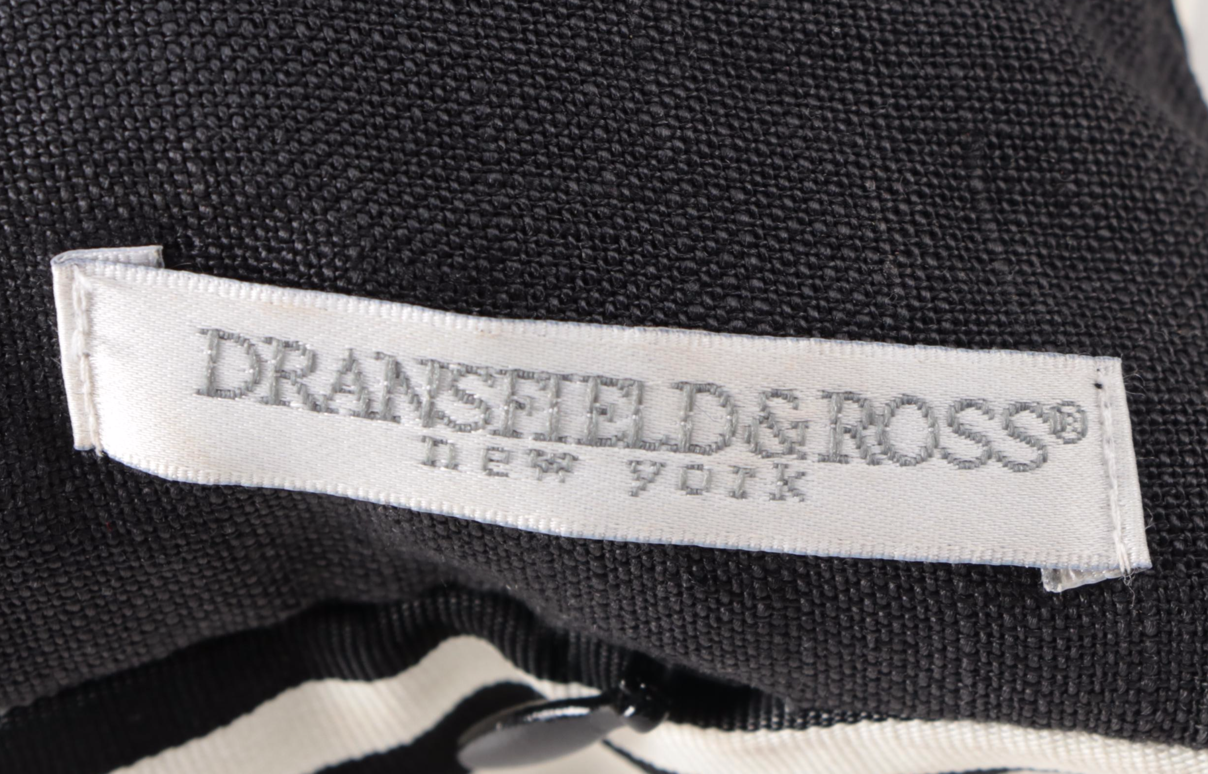 Dransfield & Ross Throw Pillow with Tiger Motif and Other Pillows