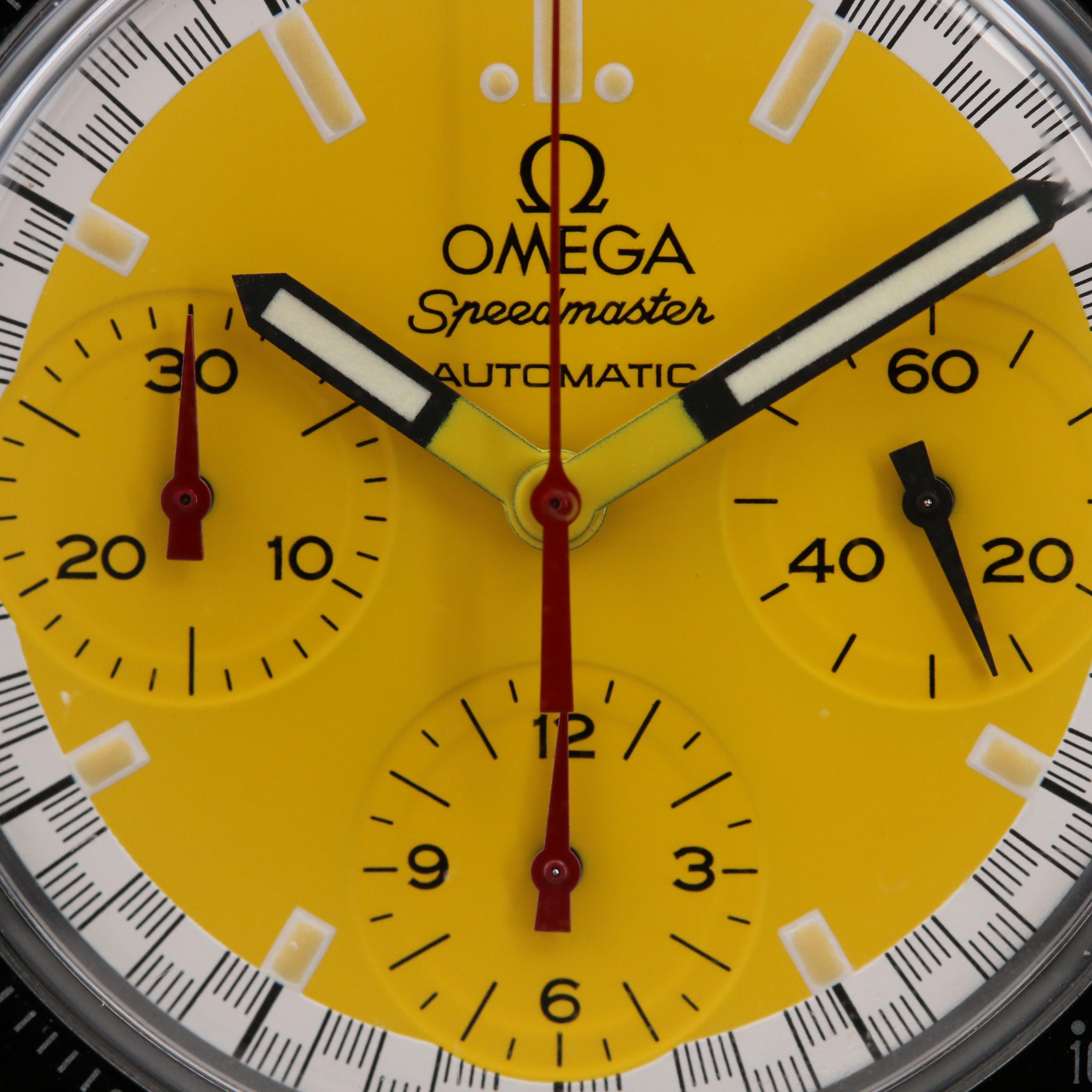 1996 Omega Speedmaster Reduced Schumacher Stainless Steel Automatic Watch