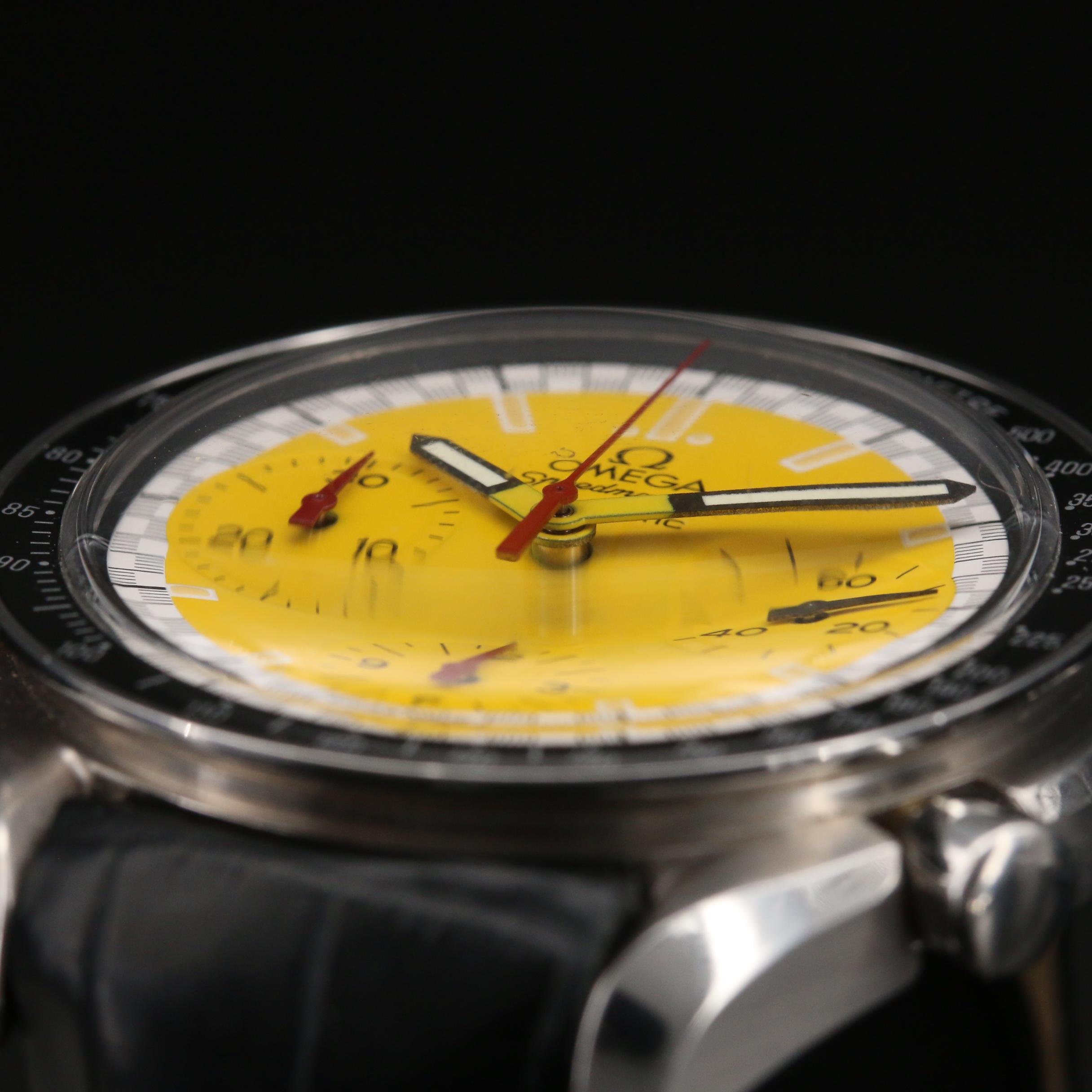 1996 Omega Speedmaster Reduced Schumacher Stainless Steel Automatic Watch