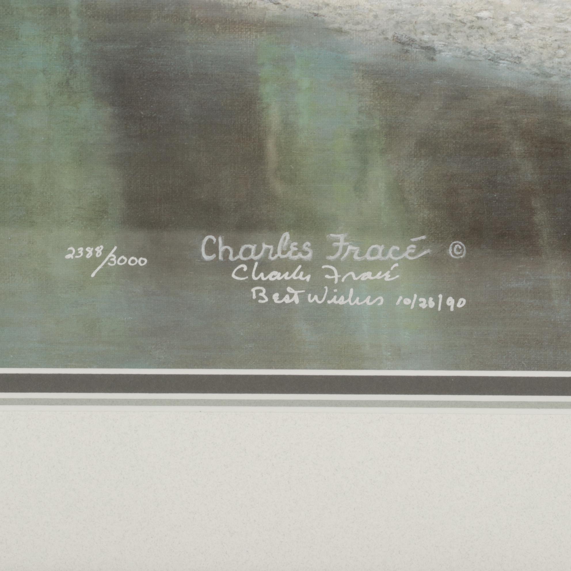 Charles Fracé White Tiger Cubs Offset Lithograph "Partners," 1990