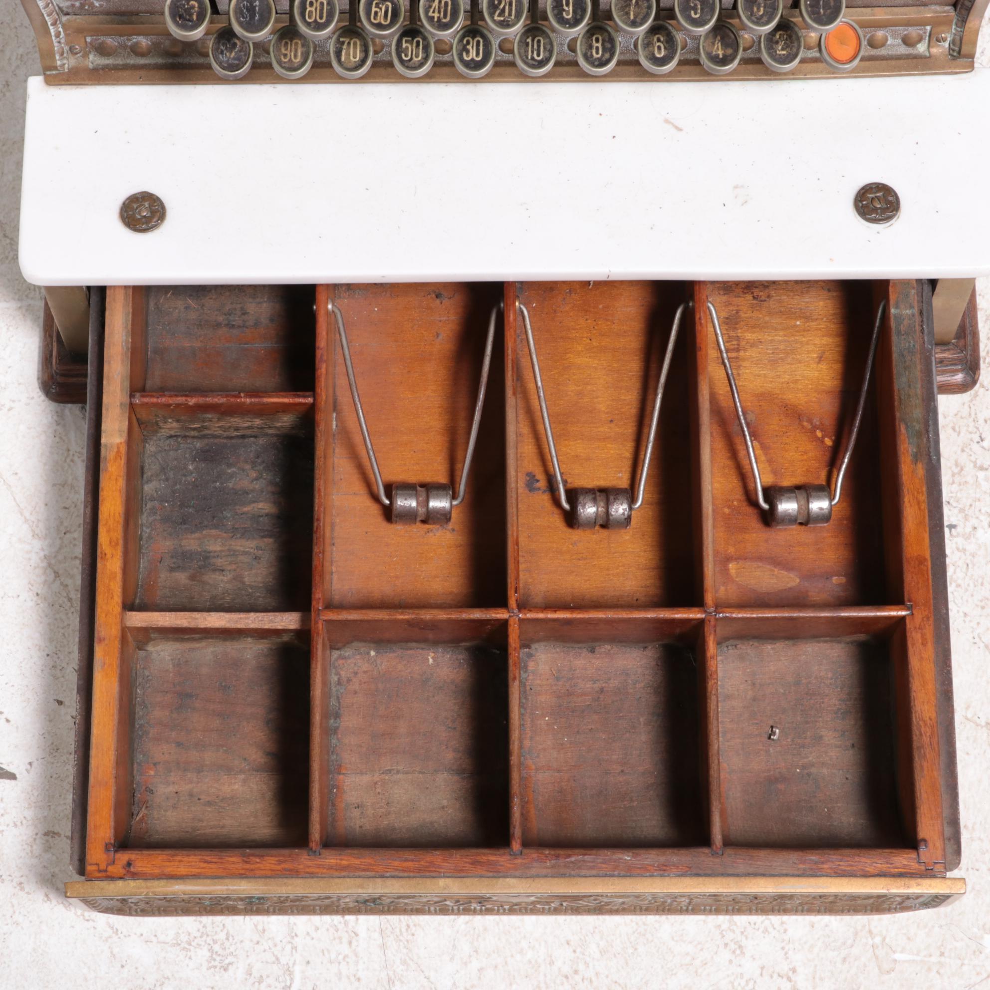 National Cash Register Model 336 in "Dolphin" Pattern, Circa 1915