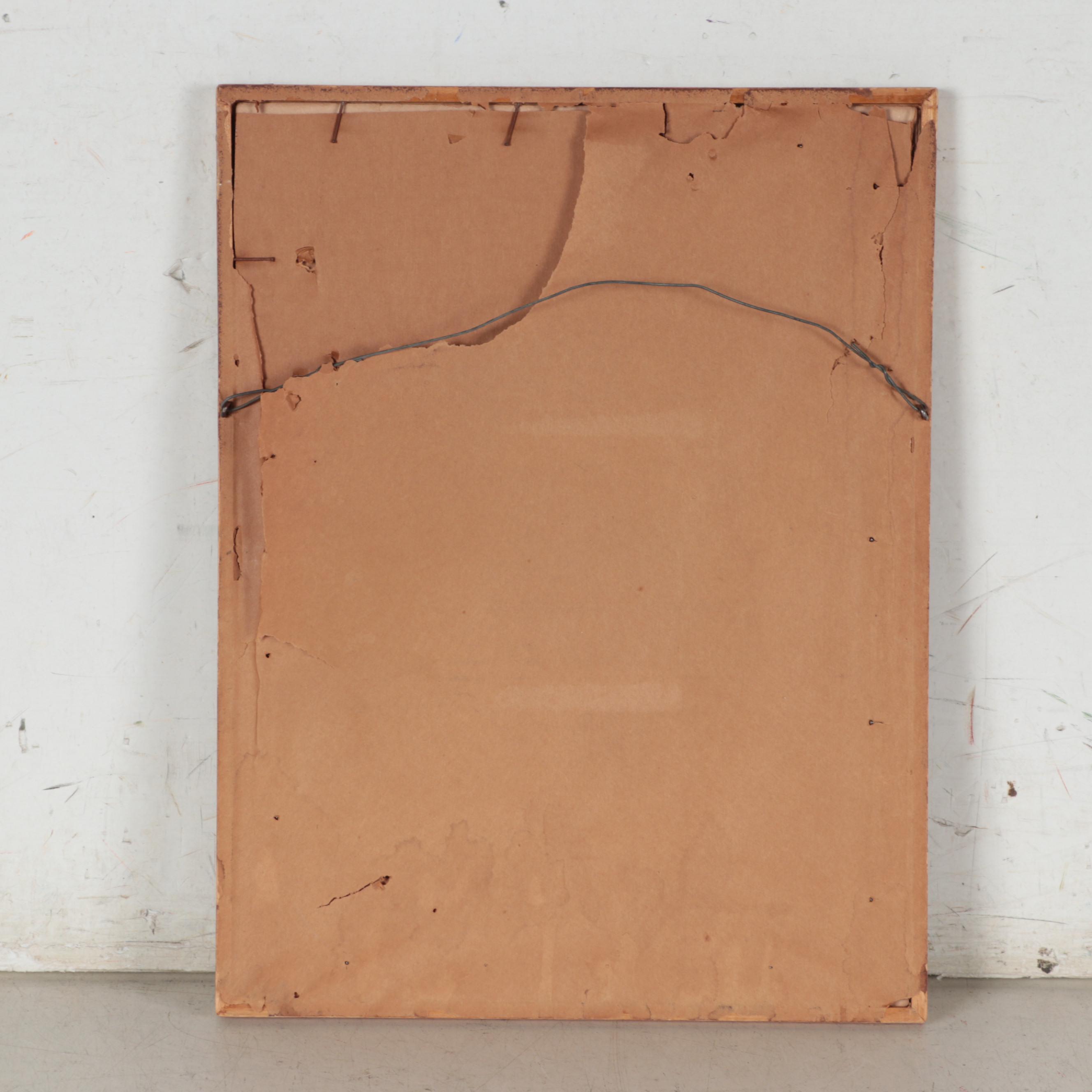 Lithographic Map of Greenport, Mid-20th Century