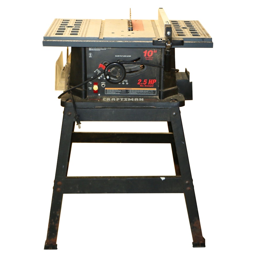 Sears Craftsman 10" Benchtop Table Saw with Stand