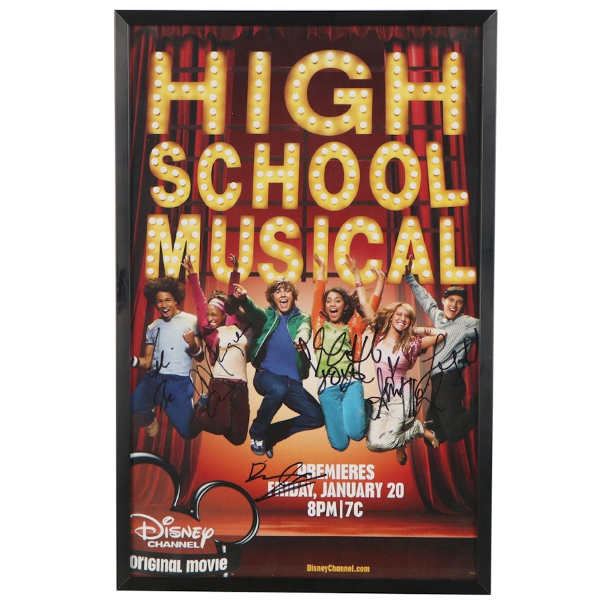 Signed Offset Lithograph Poster of Disney's "High School Musical"
