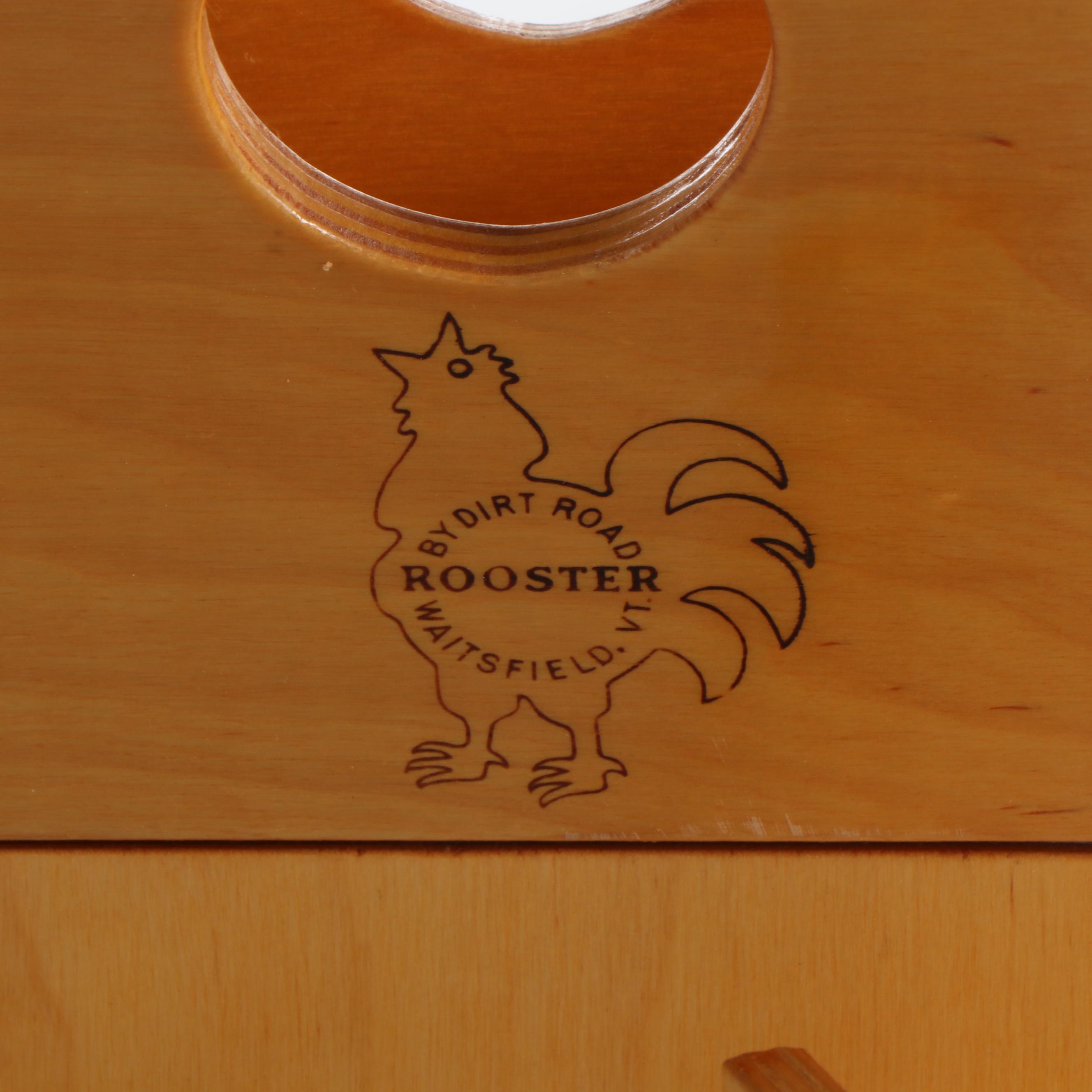 Barry Simpson for Dirt Road "Rooster" Plywood Folding Stool, circa 1976
