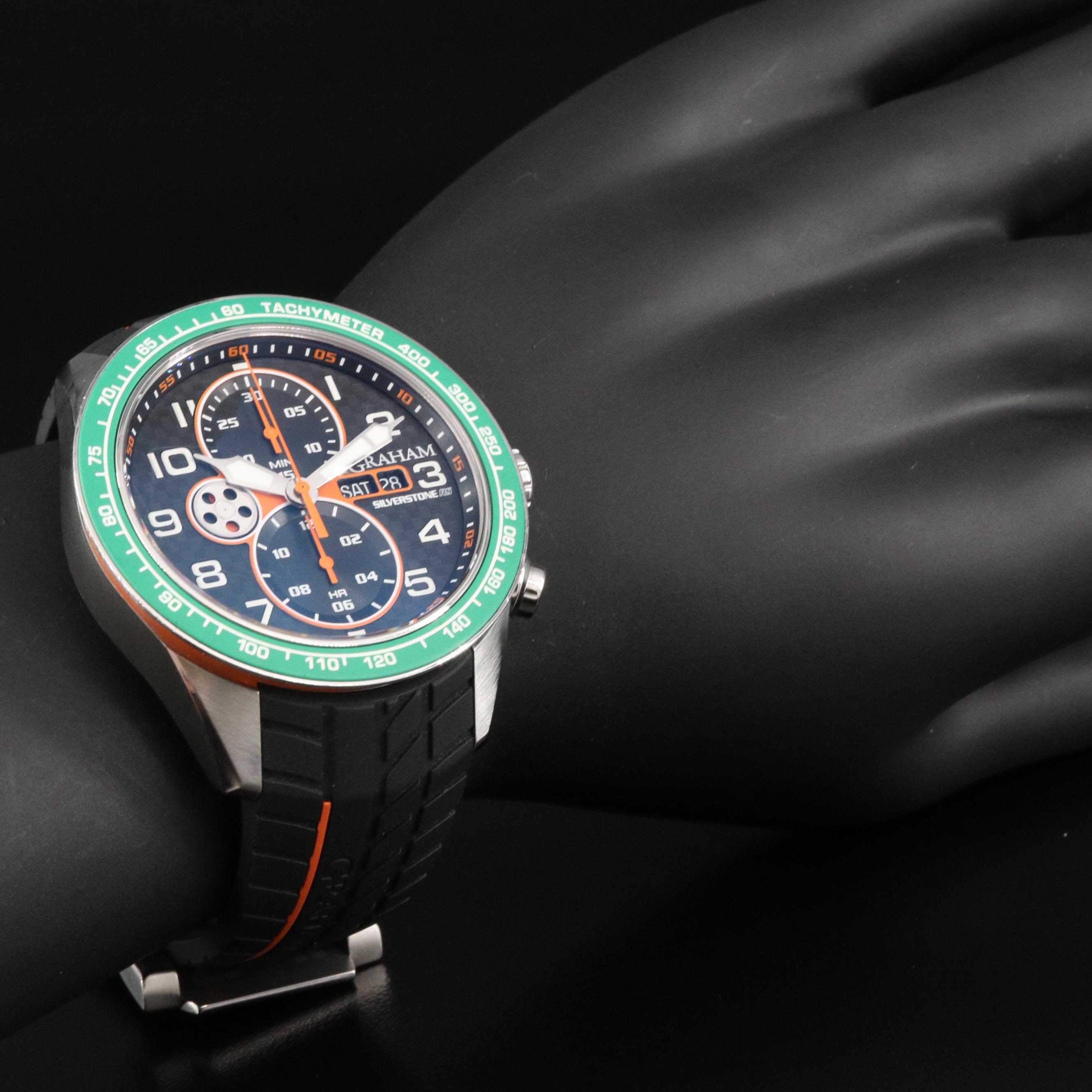 Graham Silverstone RS Chronograph Stainless Steel Automatic Watch