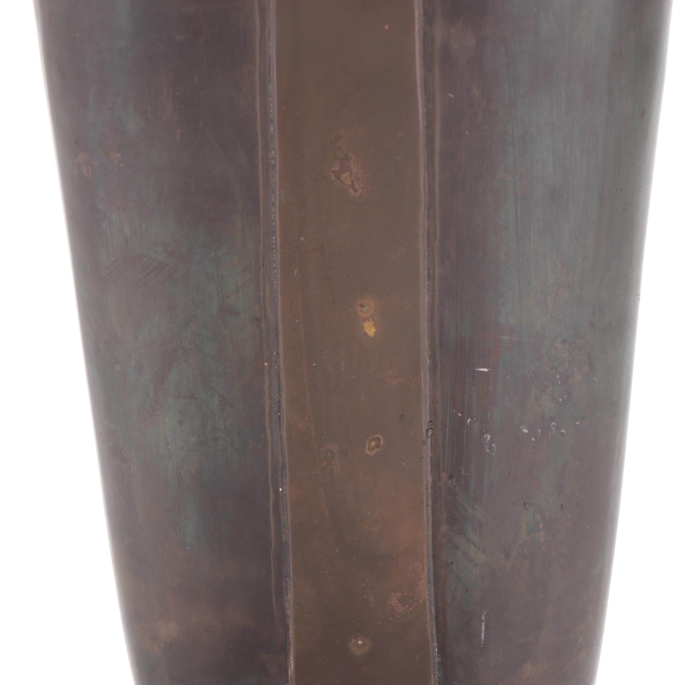 Art Deco Style Bronze Vase, Mid to Late 20th Century