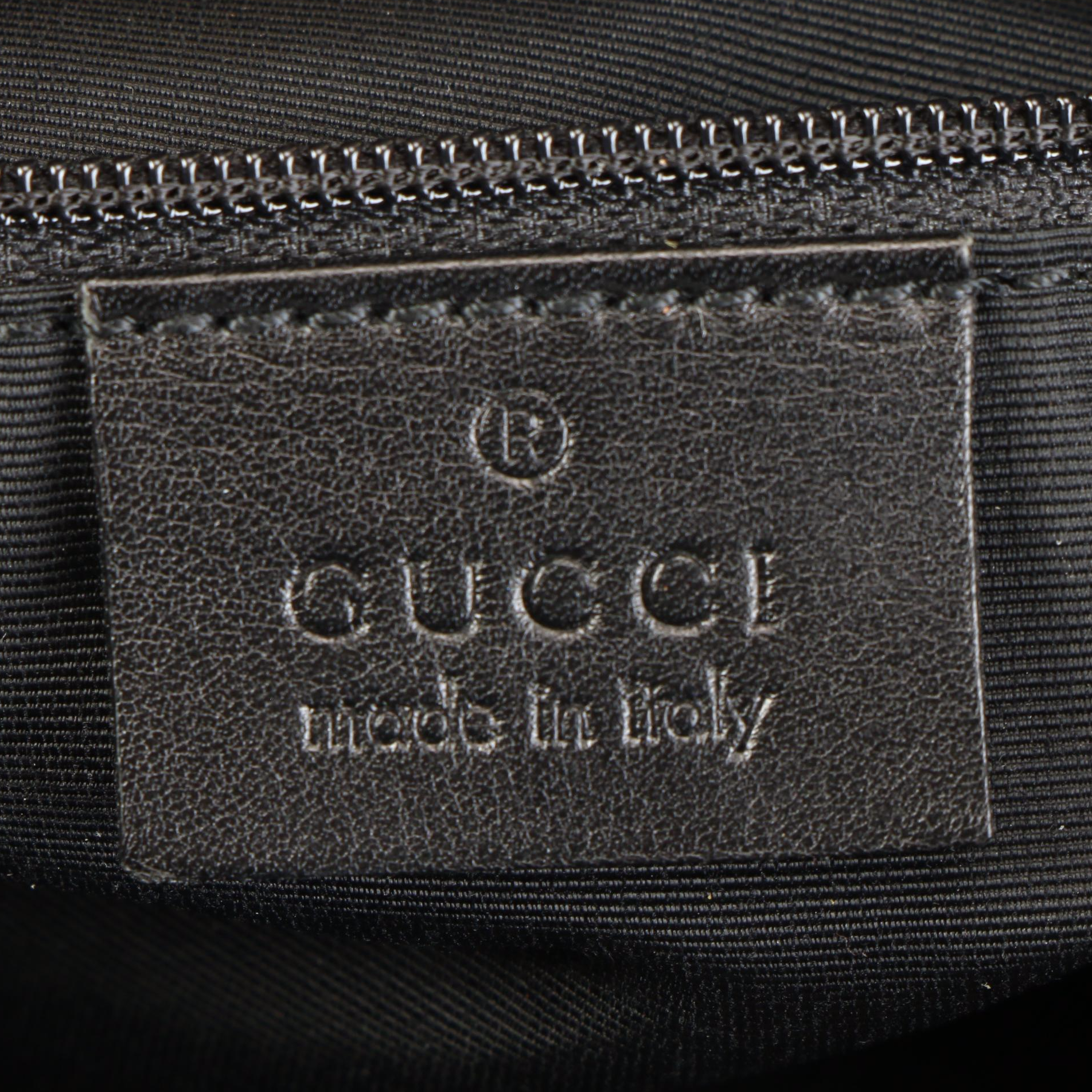 Gucci GG Canvas and Leather Shoulder Bag