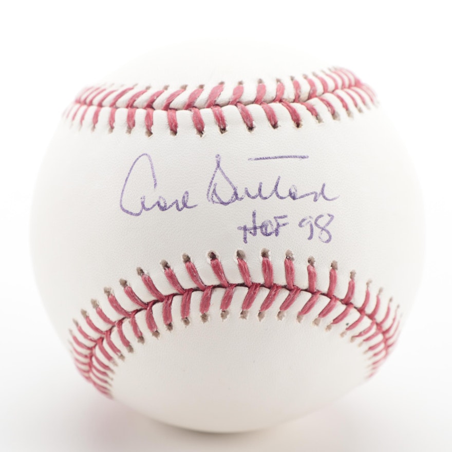 Don Sutton Signed "HOF 98" Rawlings MLB Baseball, JSA COA