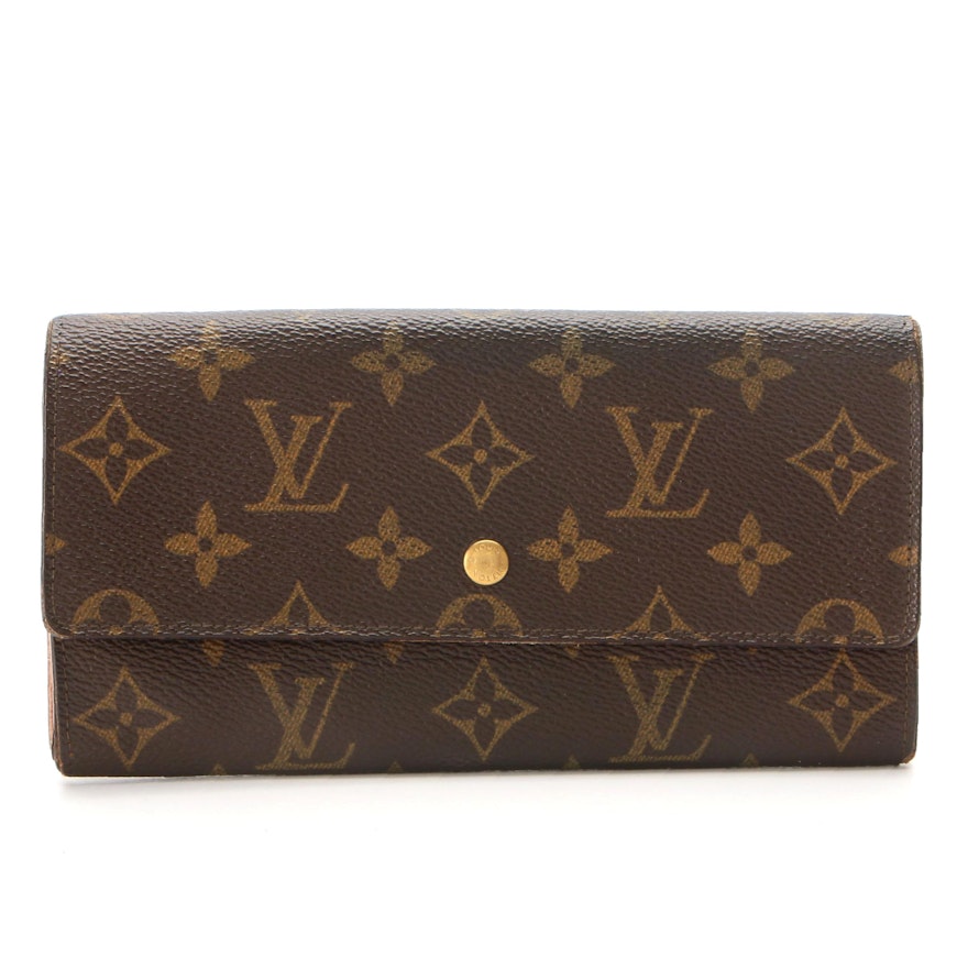 Louis Vuitton Sarah Wallet in Monogram Canvas