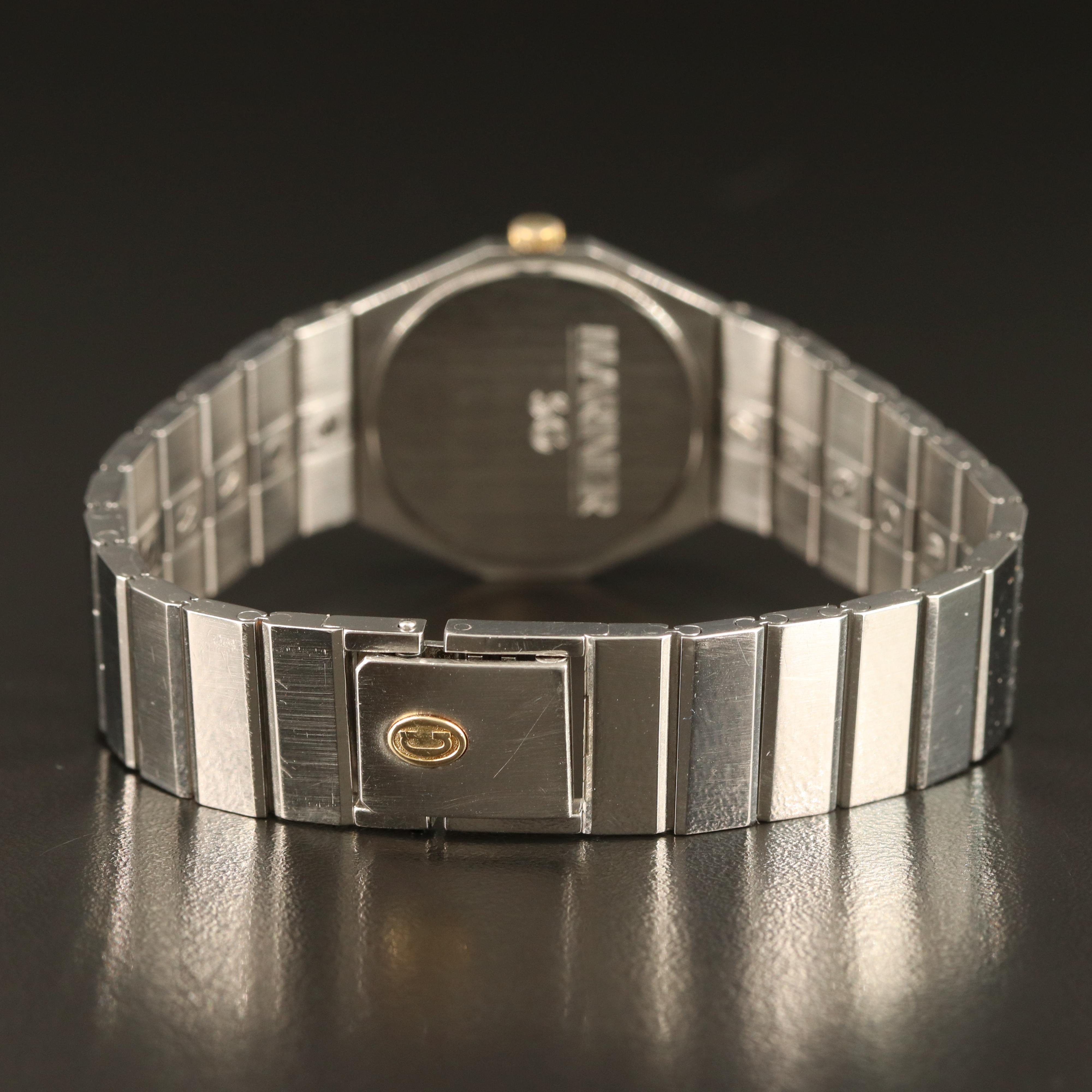 Concord Mariner SG Nine/Quartz 18K Gold and Stainless Steel Watch