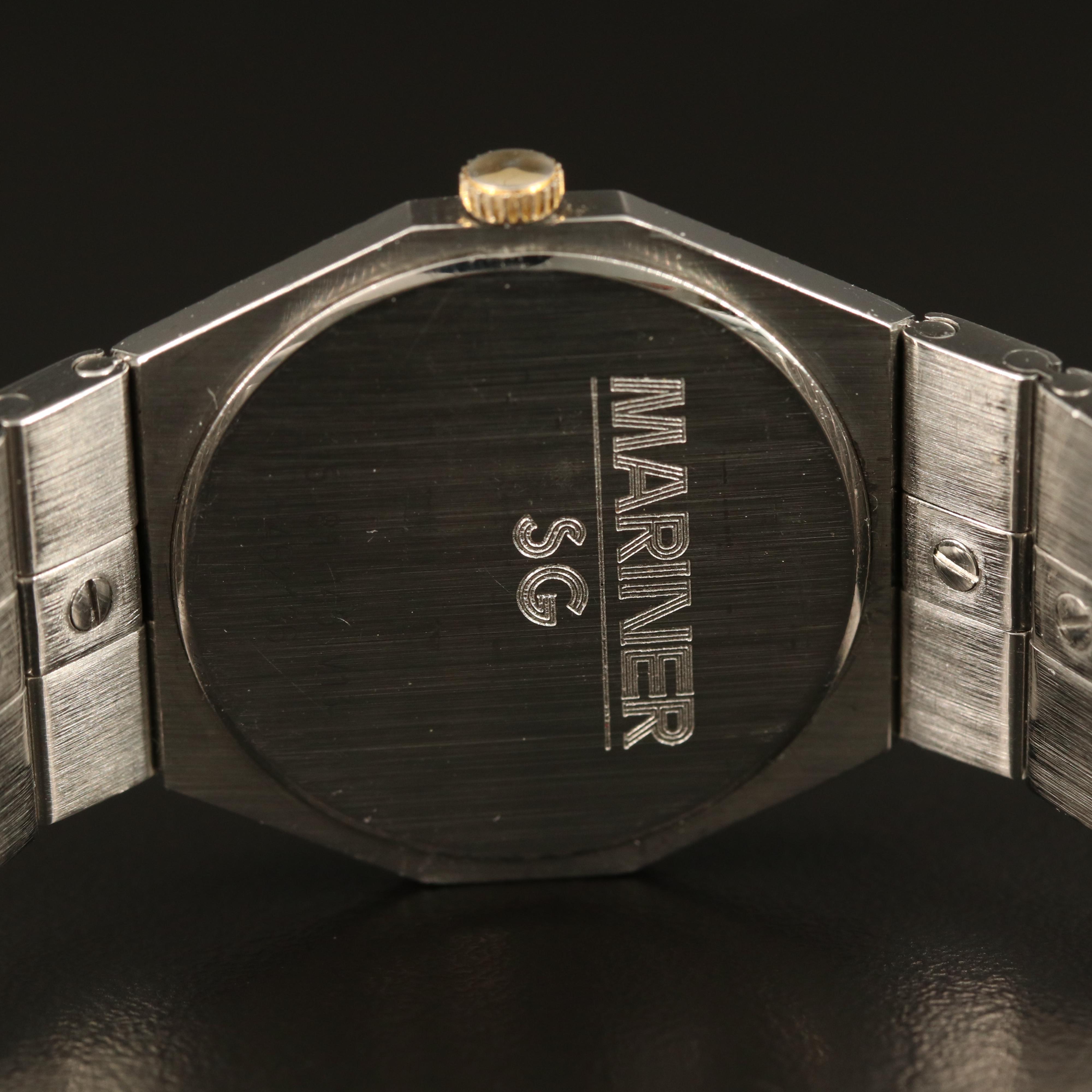 Concord Mariner SG Nine/Quartz 18K Gold and Stainless Steel Watch