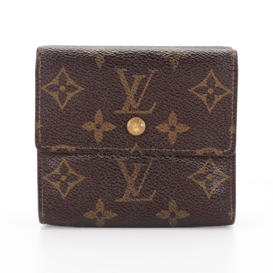 Louis Vuitton Elise Wallet in Monogram Canvas