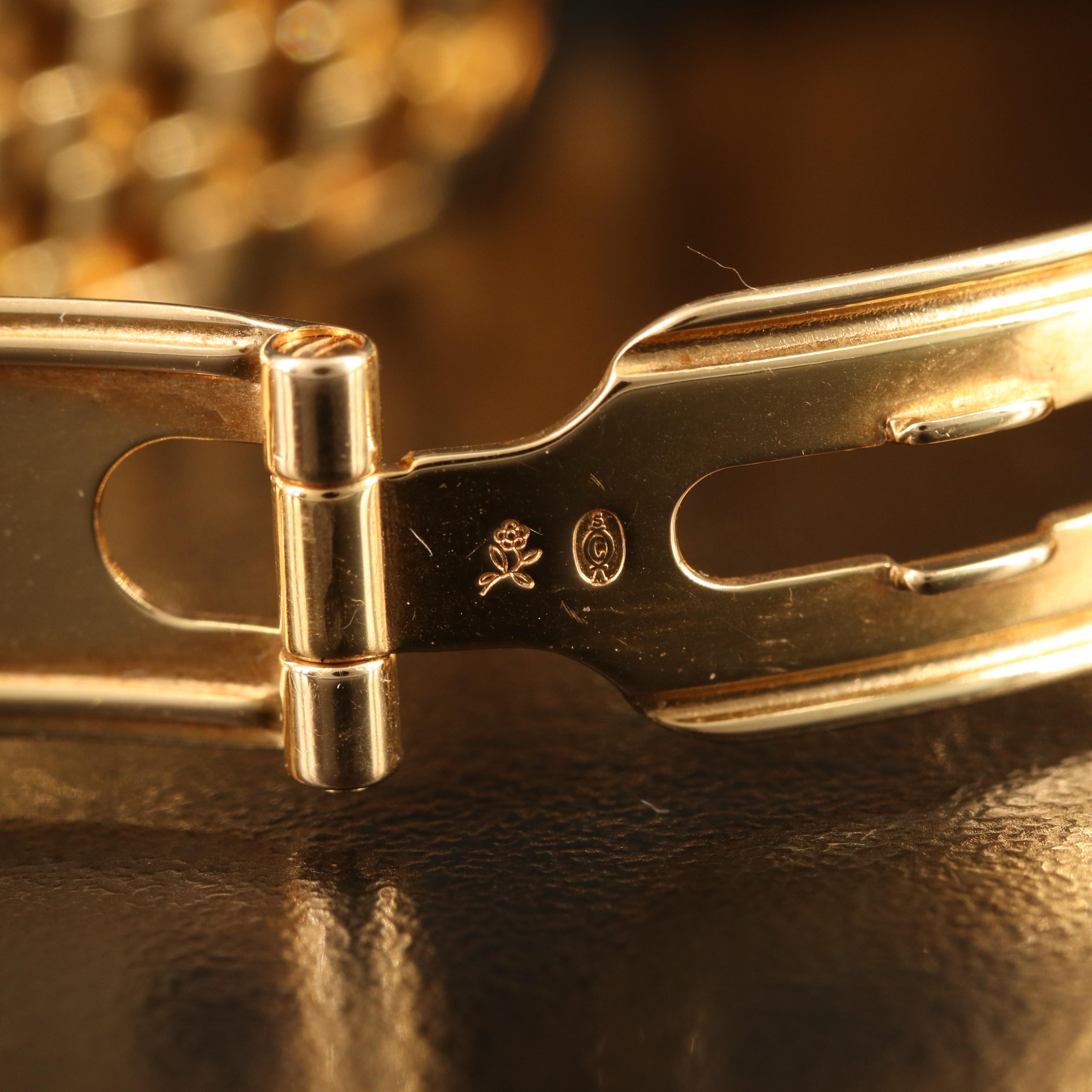 Cartier Panthere 18K Yellow Gold Diamond Quartz Watch