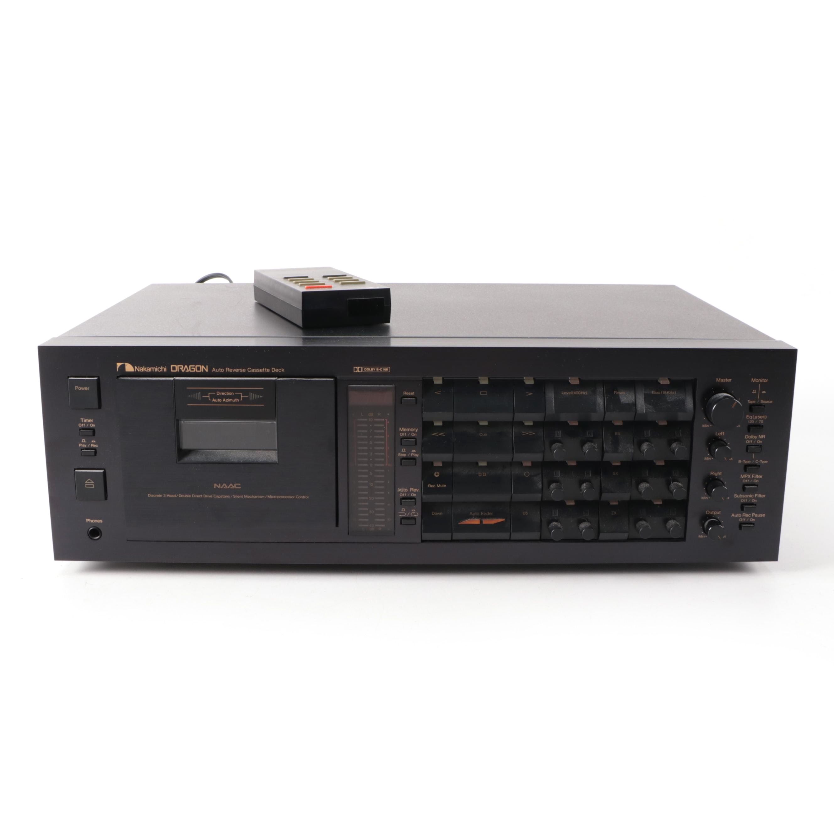 Nakamichi Dragon Auto Reverse Cassette Deck A801