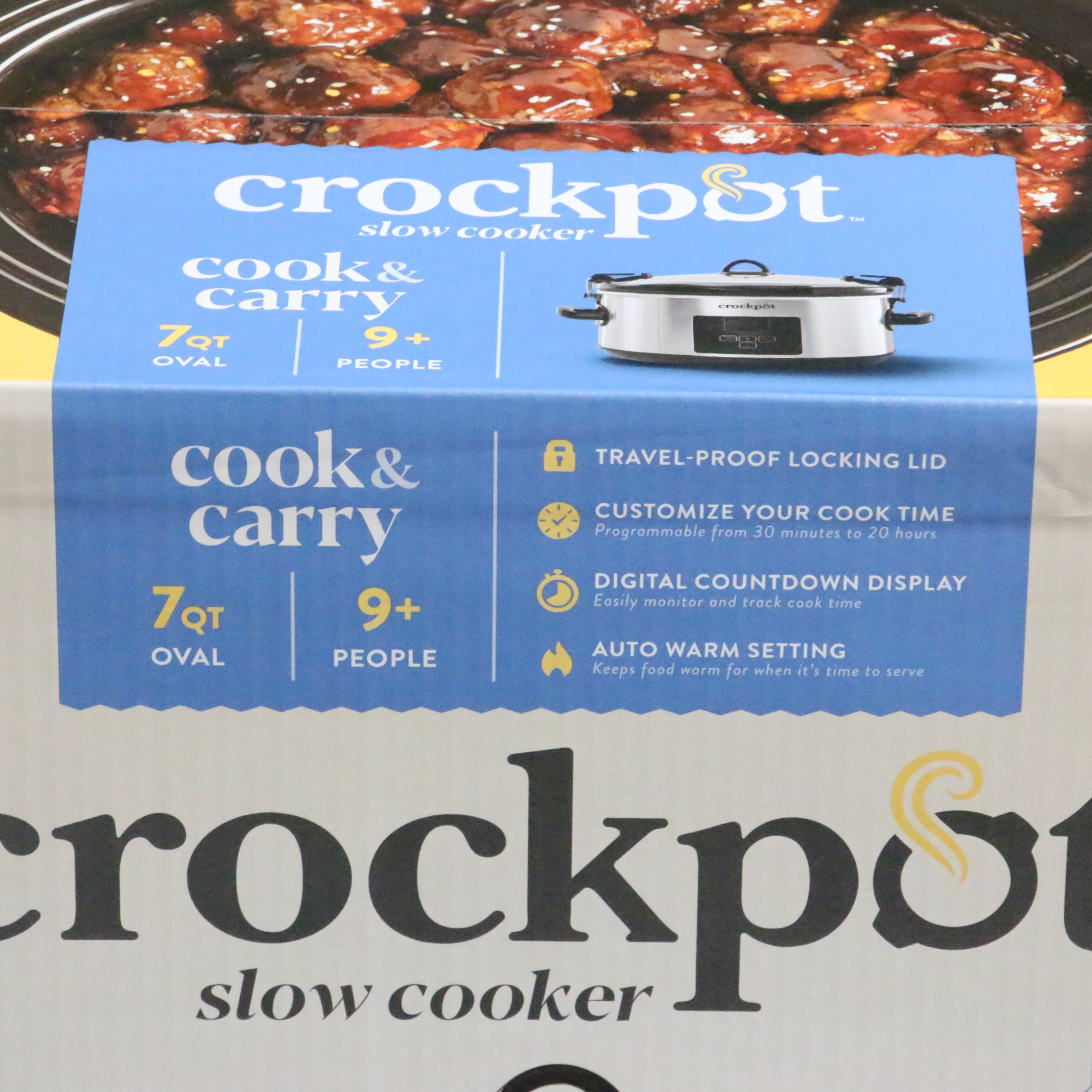 Crock-Pot® 7-Qt. Cook & Carry™ Digital Countdown Slow Cooker