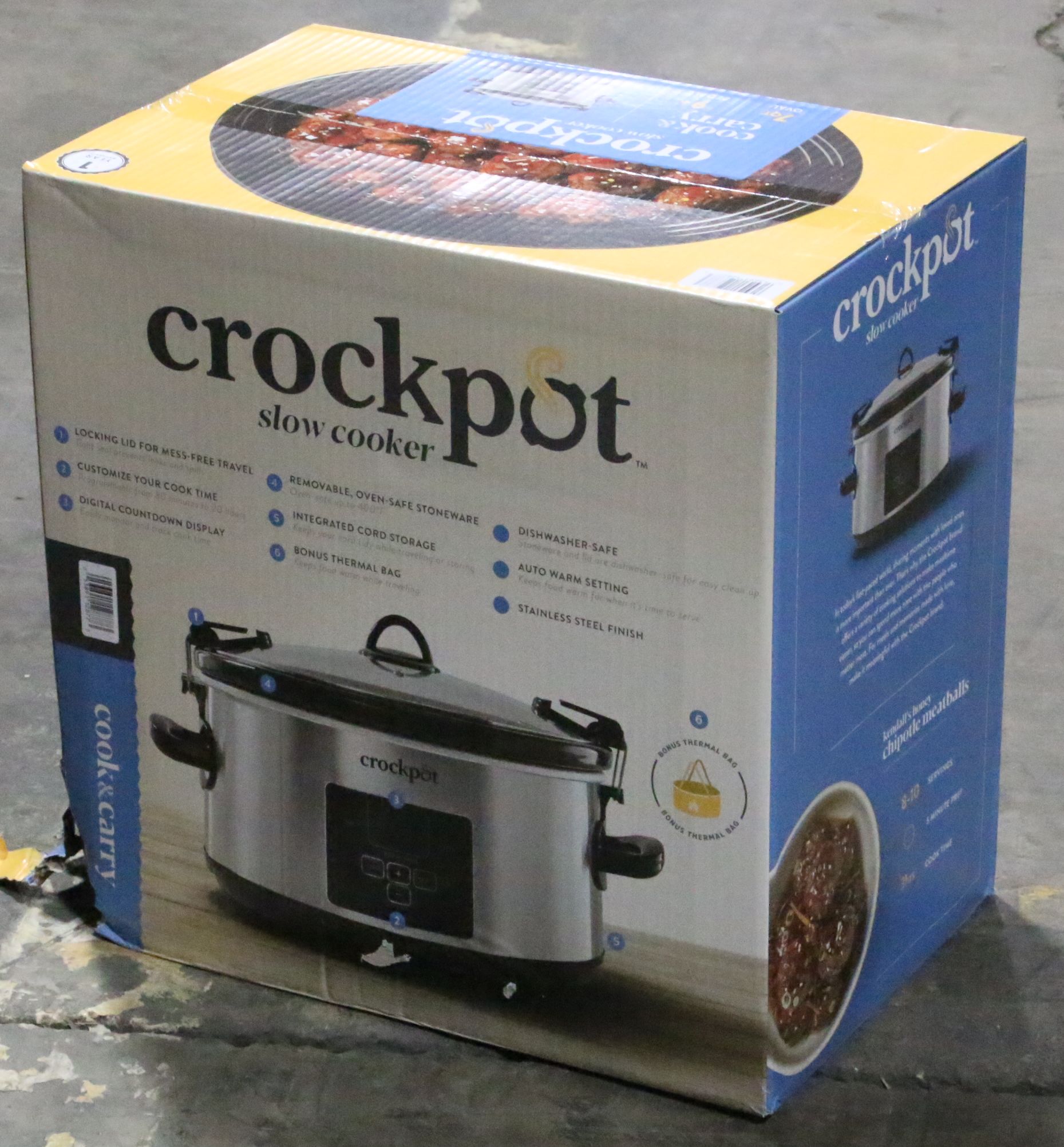 Crock-Pot® 7-Qt. Cook & Carry™ Digital Countdown Slow Cooker