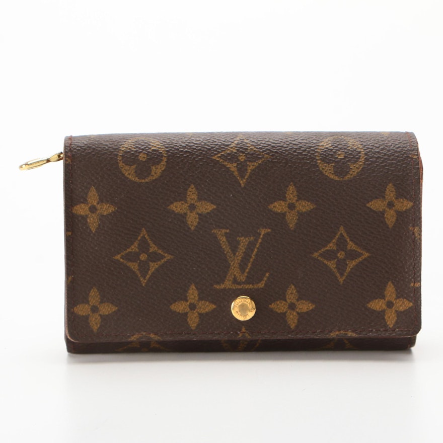 Louis Vuitton Porte-Monnaie Billets Trésor Wallet in Monogram Canvas