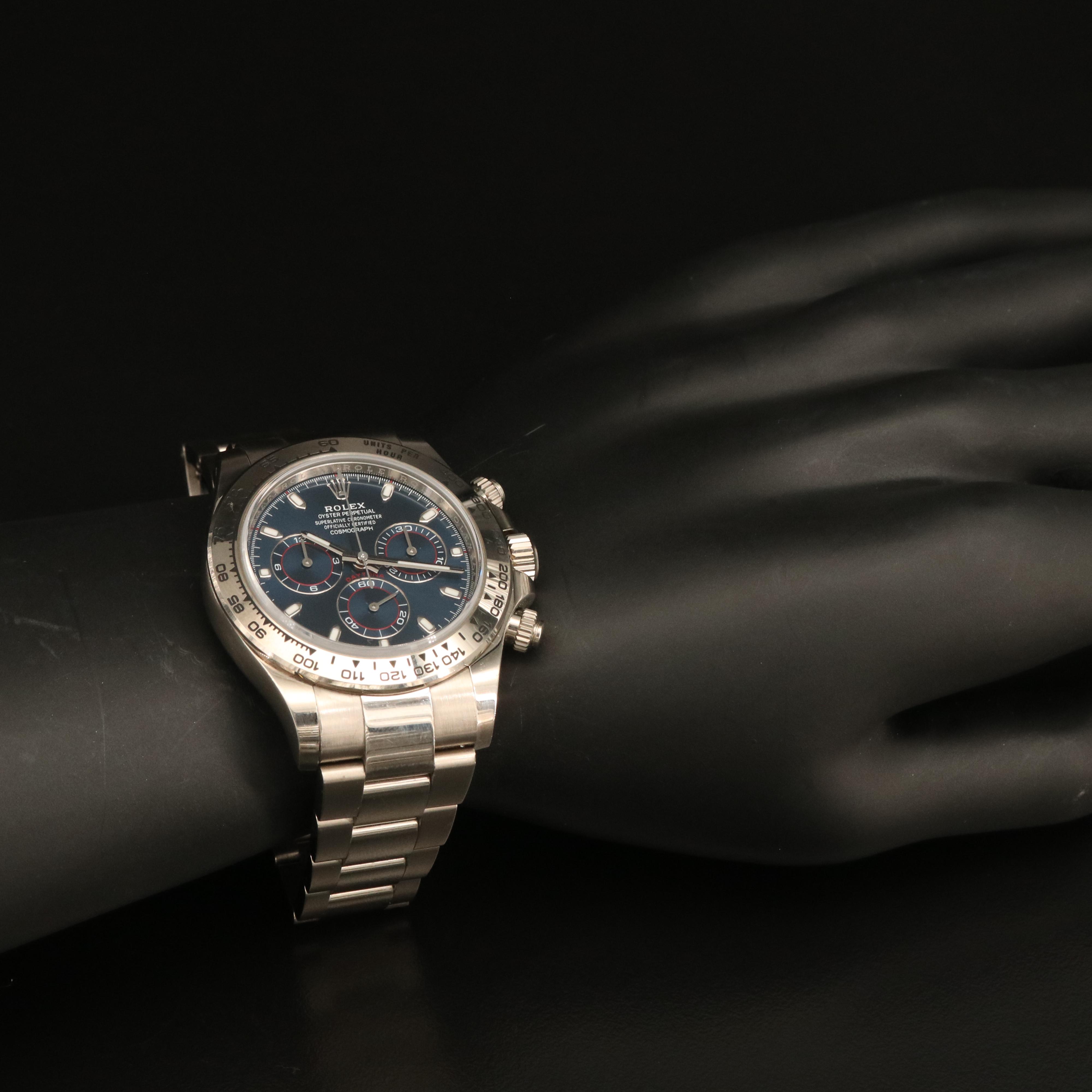 Rolex Oyster Perpetual Cosmograph Daytona # 116509H 18K White Gold Watch