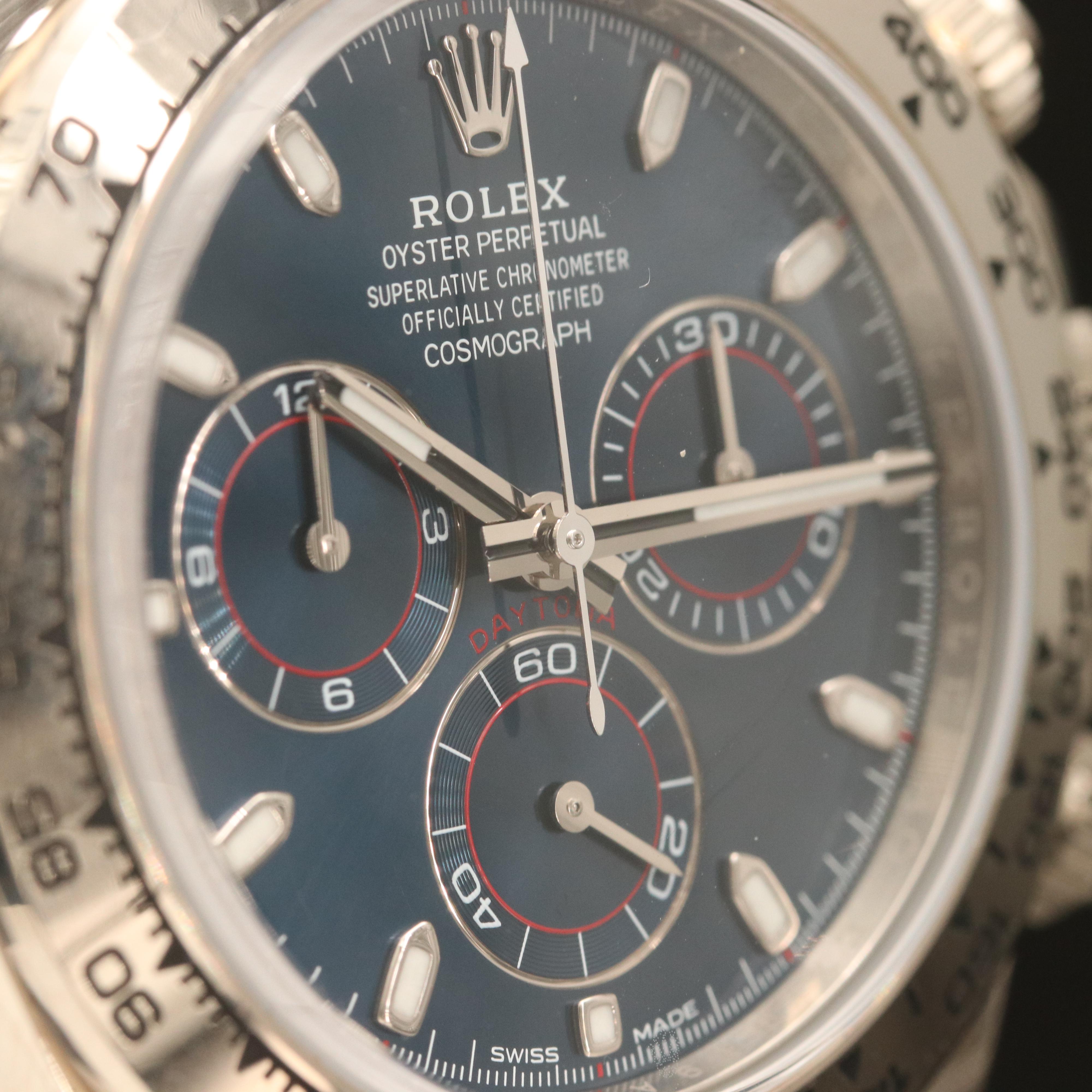 Rolex Oyster Perpetual Cosmograph Daytona # 116509H 18K White Gold Watch