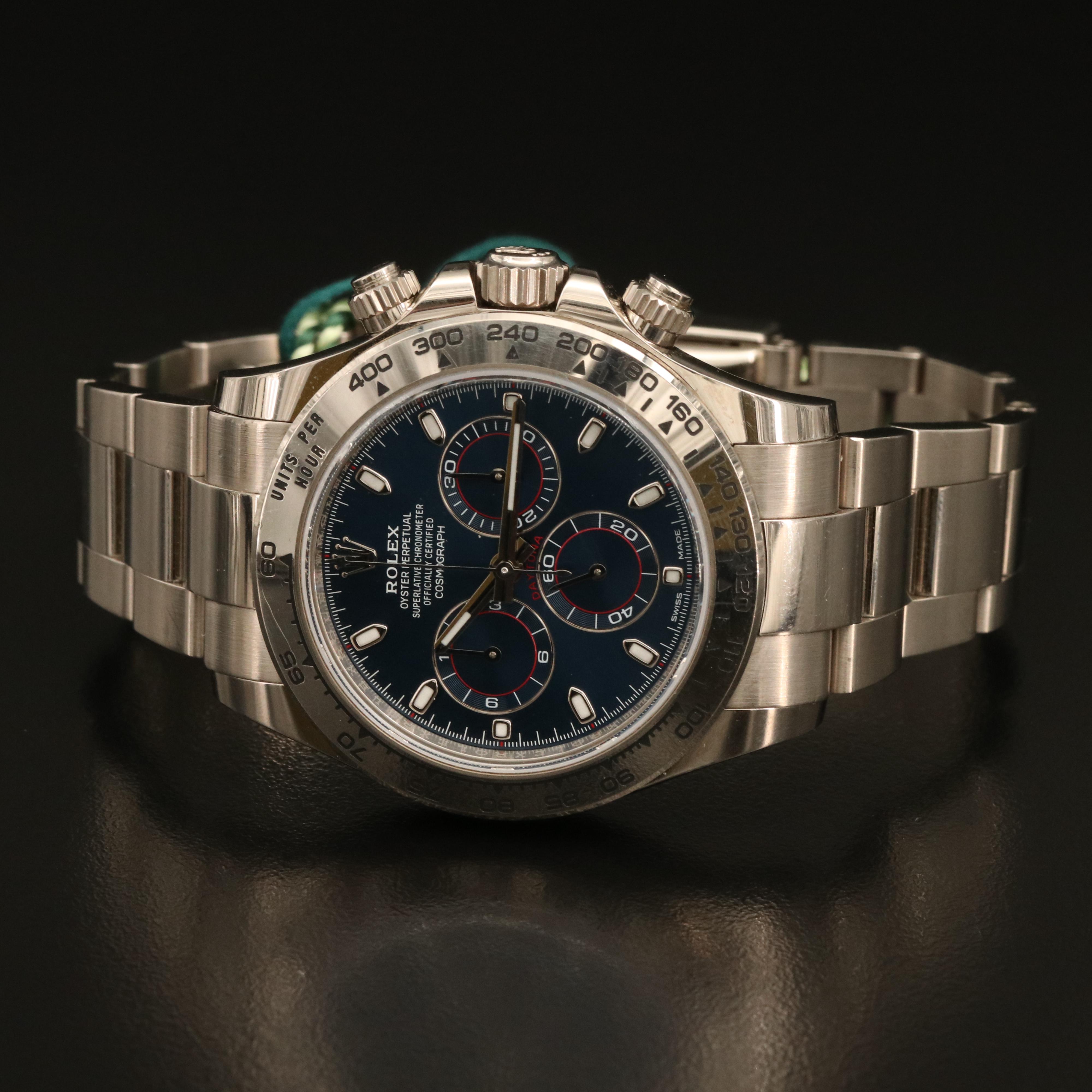 Rolex Oyster Perpetual Cosmograph Daytona # 116509H 18K White Gold Watch