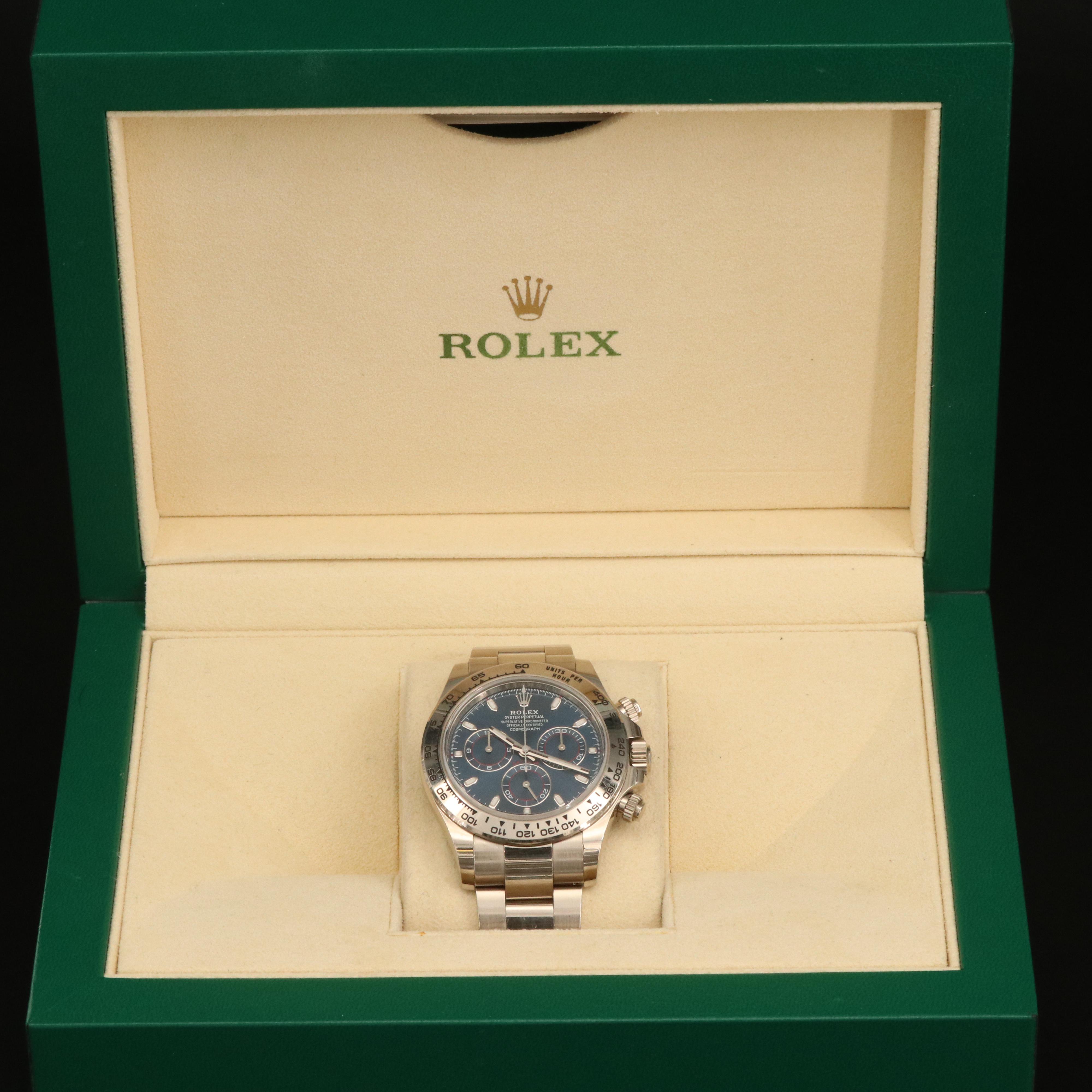 Rolex Oyster Perpetual Cosmograph Daytona # 116509H 18K White Gold Watch