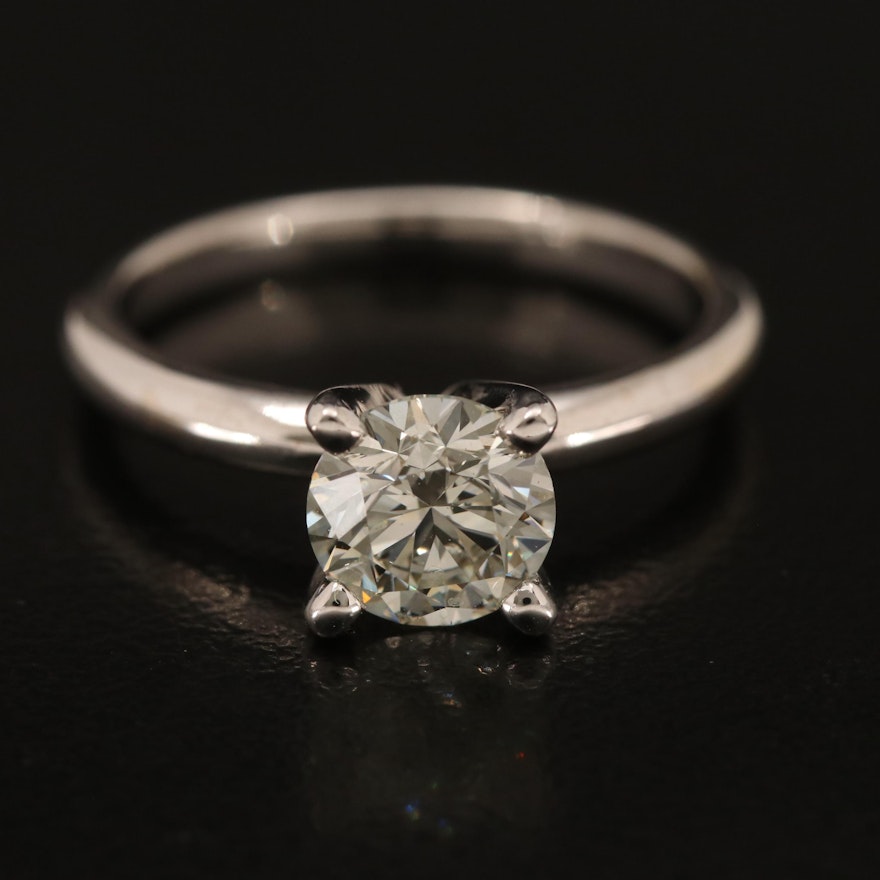 14K 1.19 CT Diamond Solitaire Ring