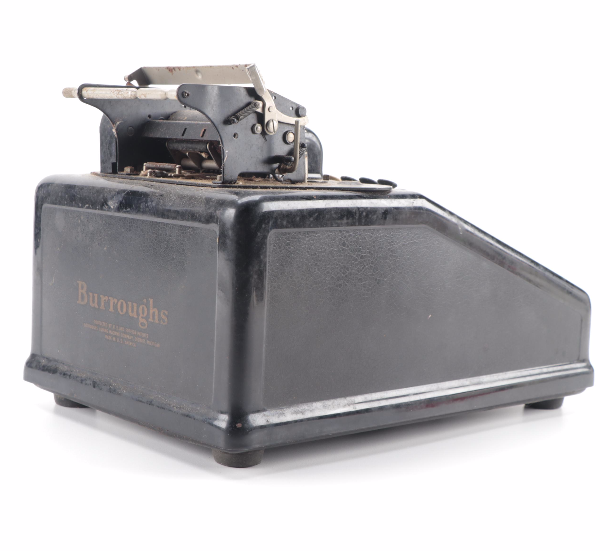 Burroughs Tabletop Calculator, Early to Mid-20th Century