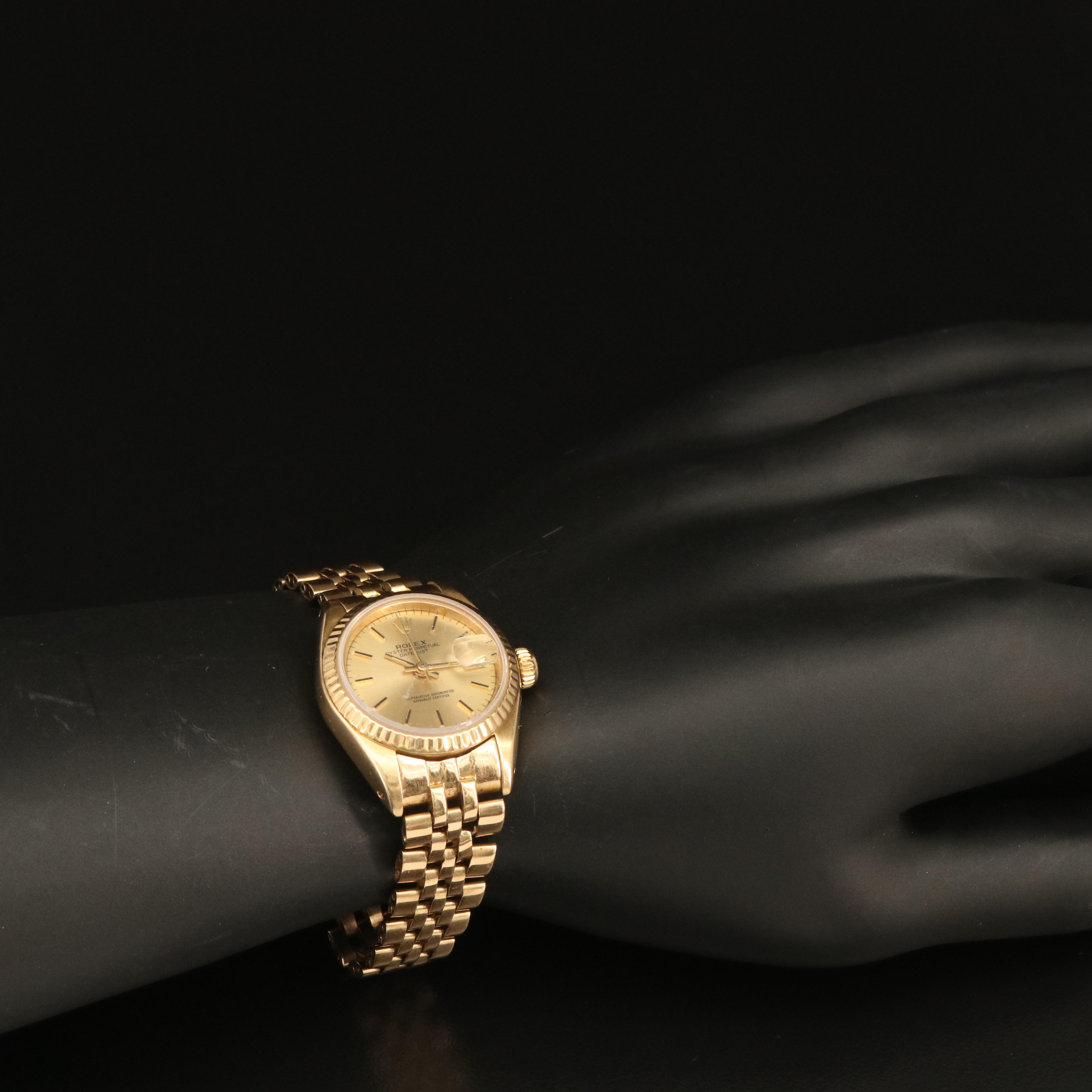 1983 Rolex Datejust 18K Gold Watch