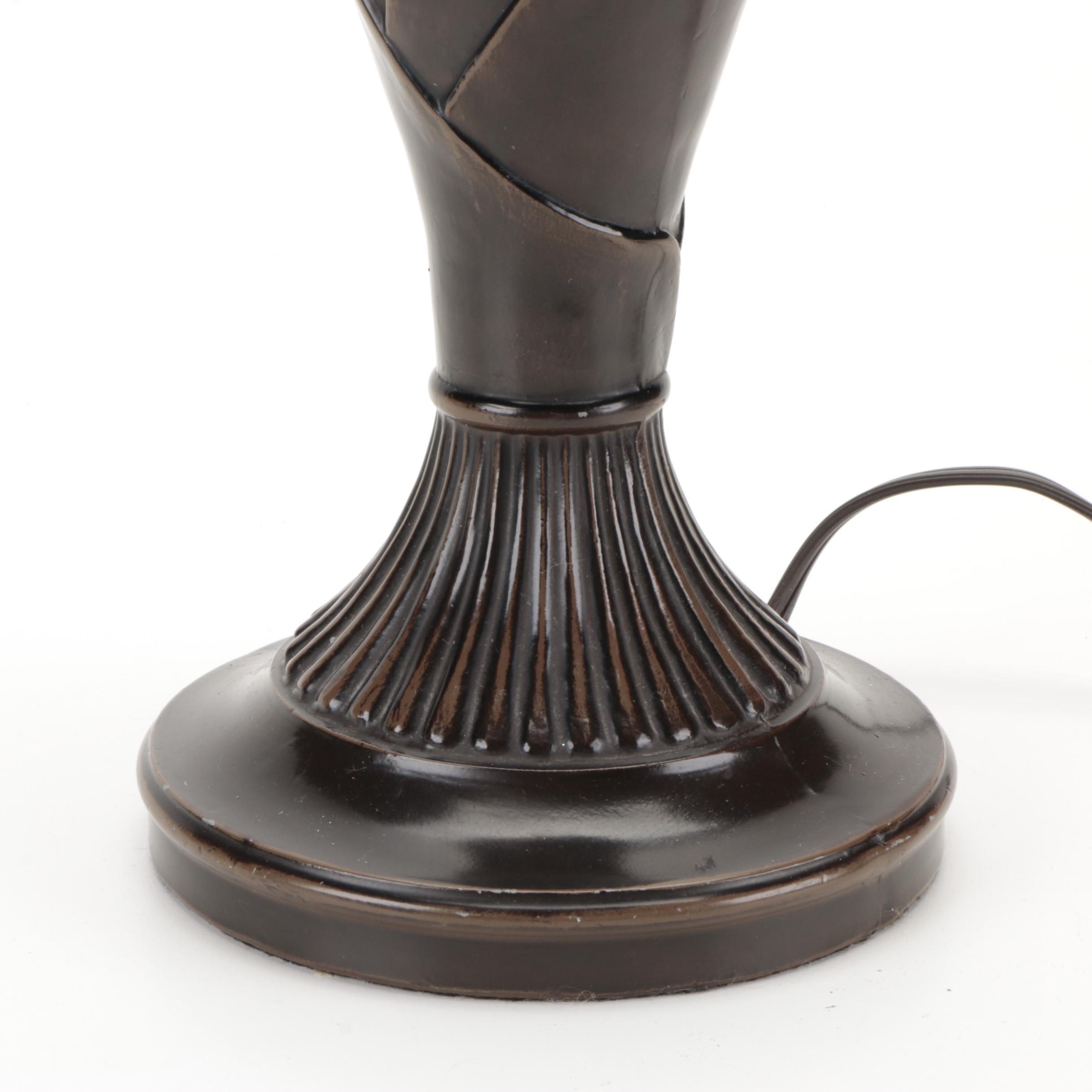 Thomas Kinkade "Light of Peace" Limited Edition Table Lamp with Offset Lithos