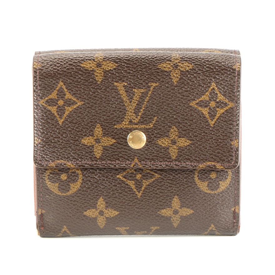 Louis Vuitton Elise Wallet in Monogram Canvas