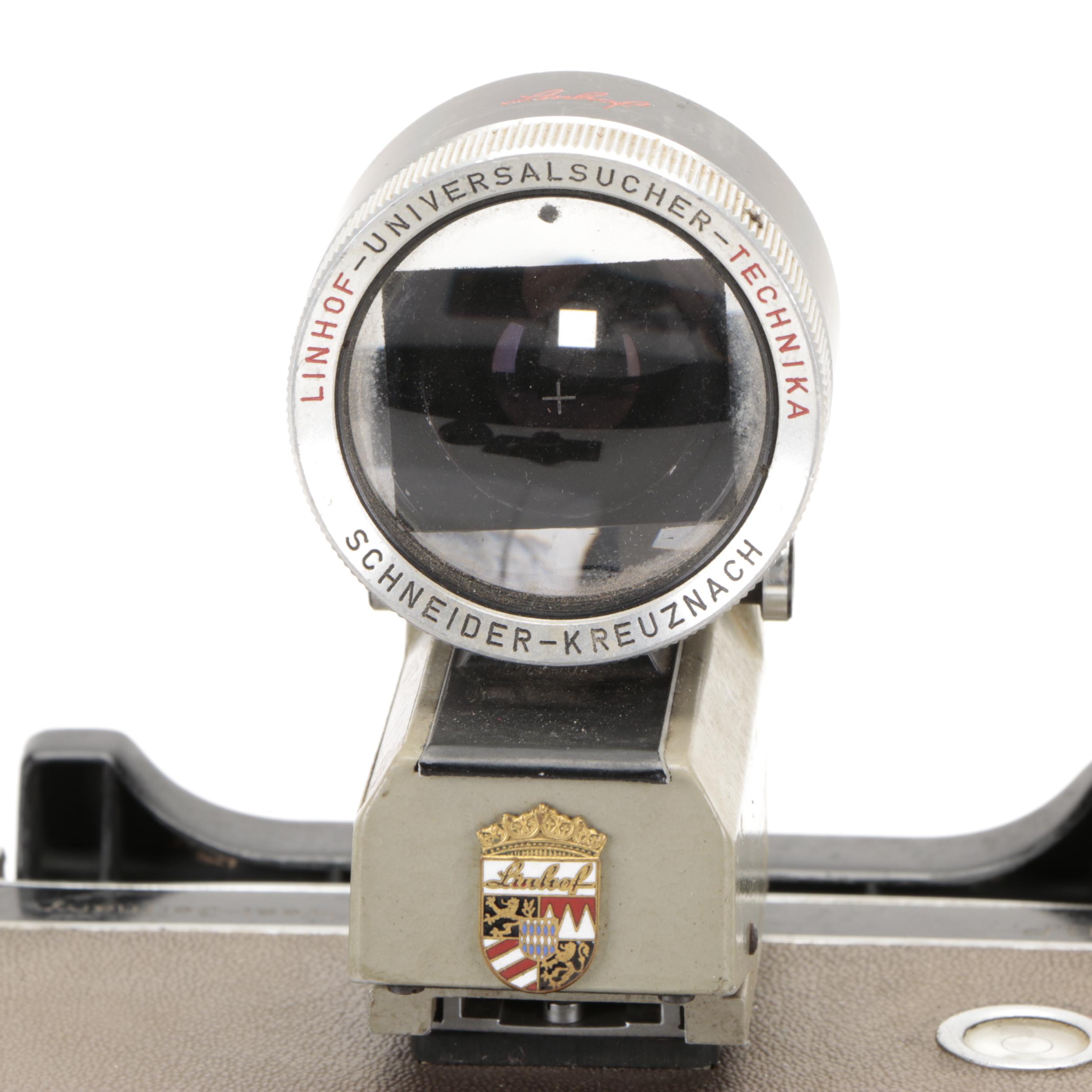 Linhof Technika Model V Rangefinder Camera and Accessories