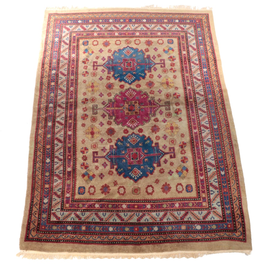 8'9 x 12'4 Hand-Knotted Caucasian Kazak Room Sized Rug