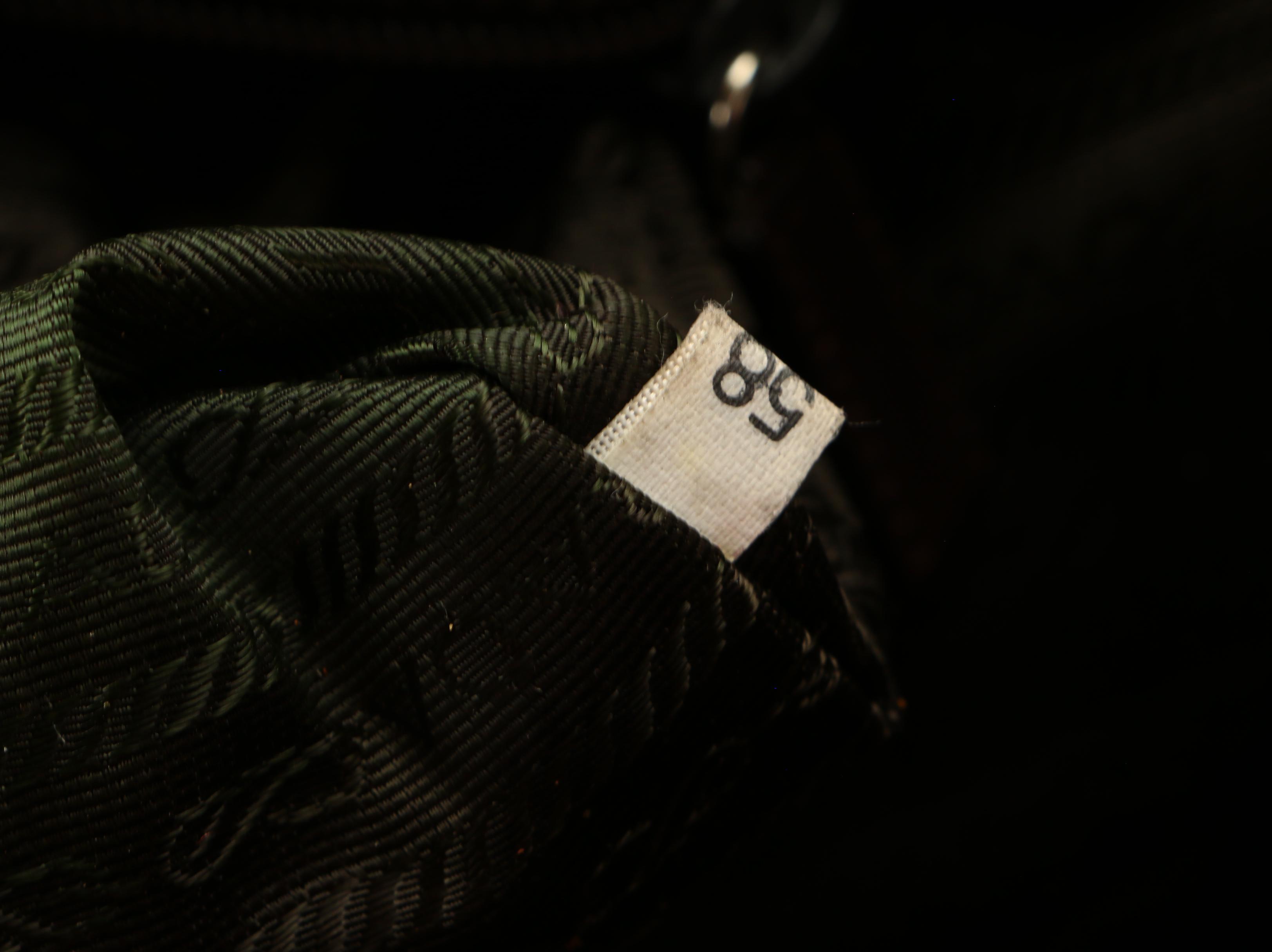 Prada Handbag in Two-Tone Leather with Padlock