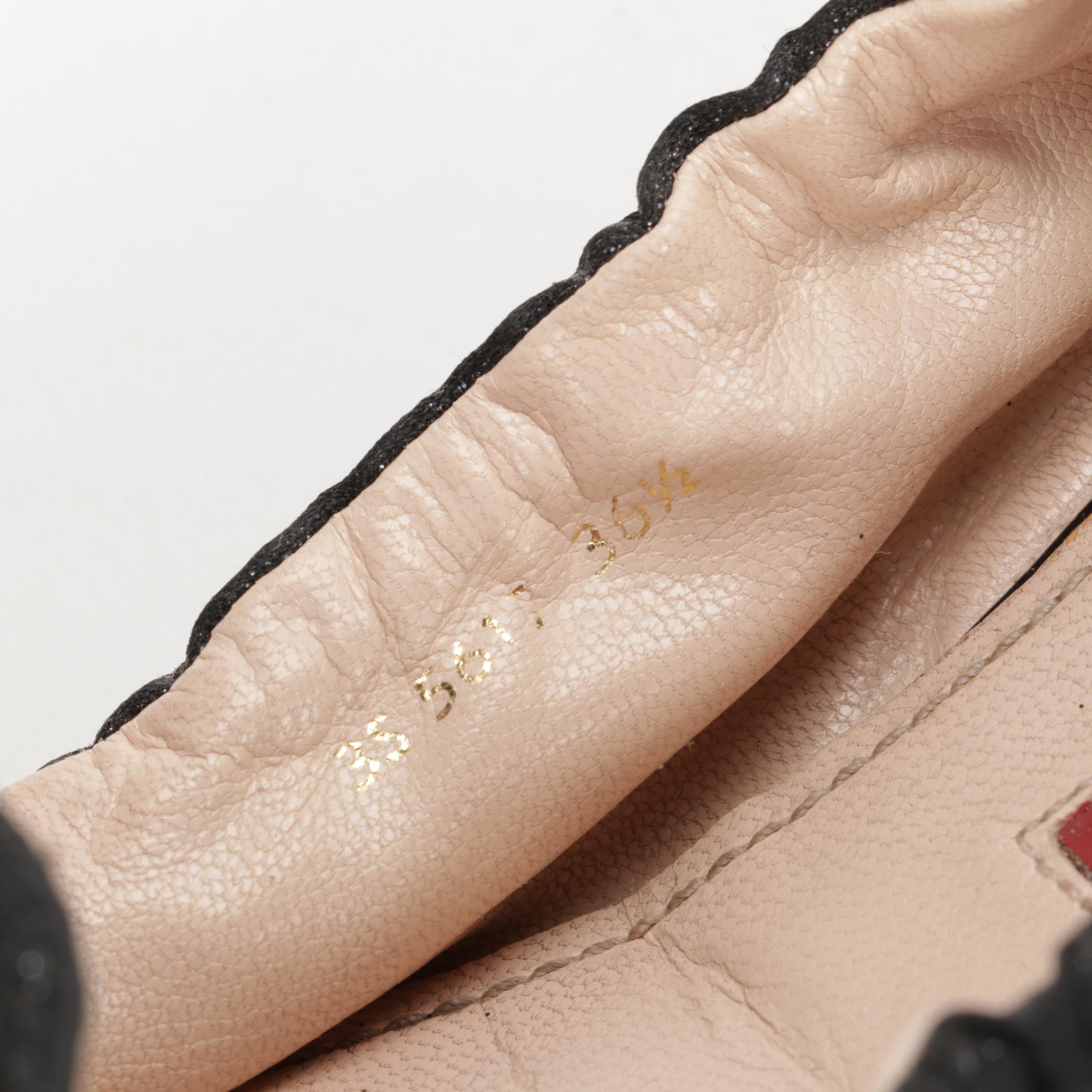 Prada Black Patent Leather Ballet Flats