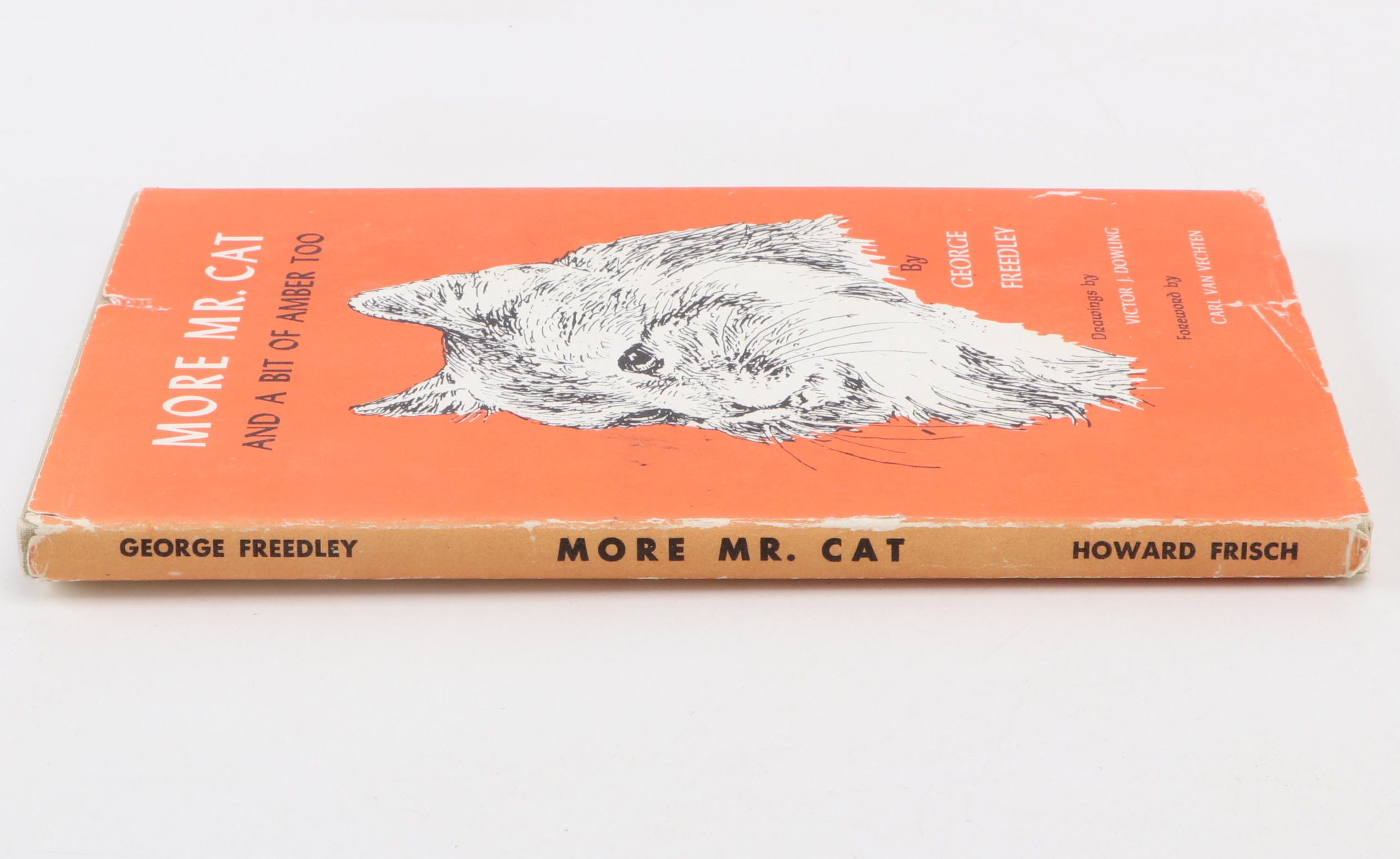 First Editions "Mr. Cat" and "More Mr. Cat" by George Freedley, Mid-20th Century