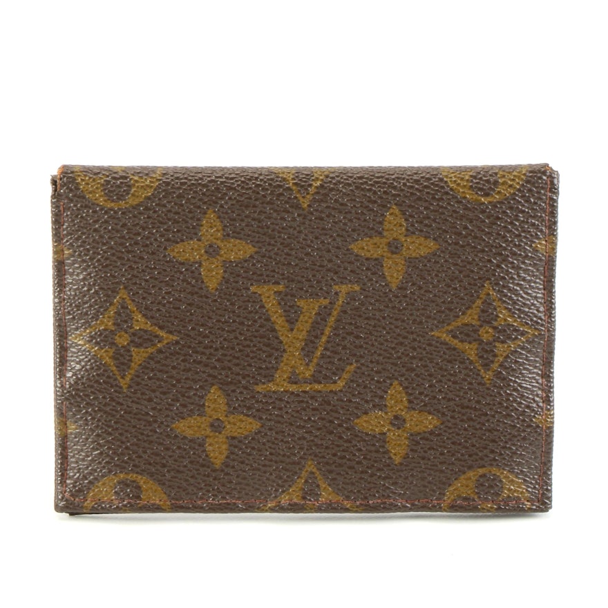 Louis Vuitton Porte 2 Cartes  Vertical Card Holder in Monogram Canvas