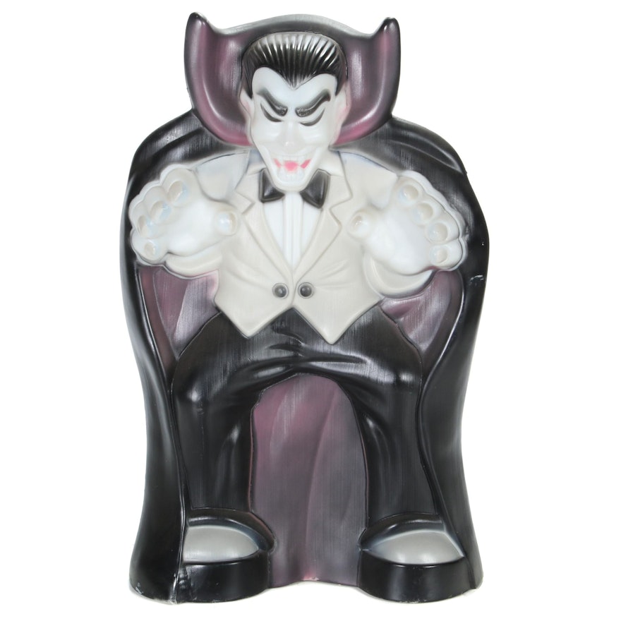 Empire Count Dracula Illuminated Blow Mold, Late 20th Century