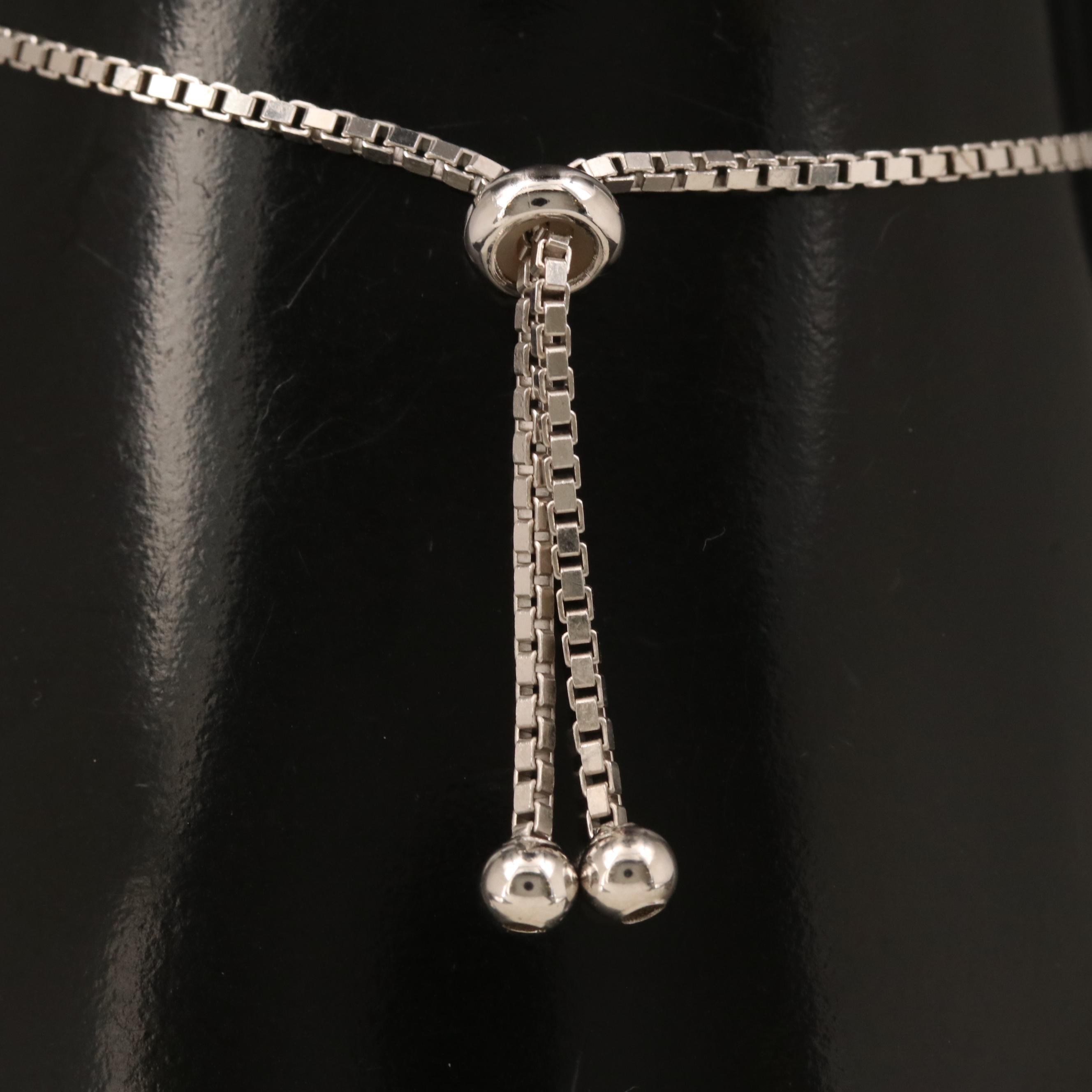 Sterling Sky Blue Bolo Bracelet