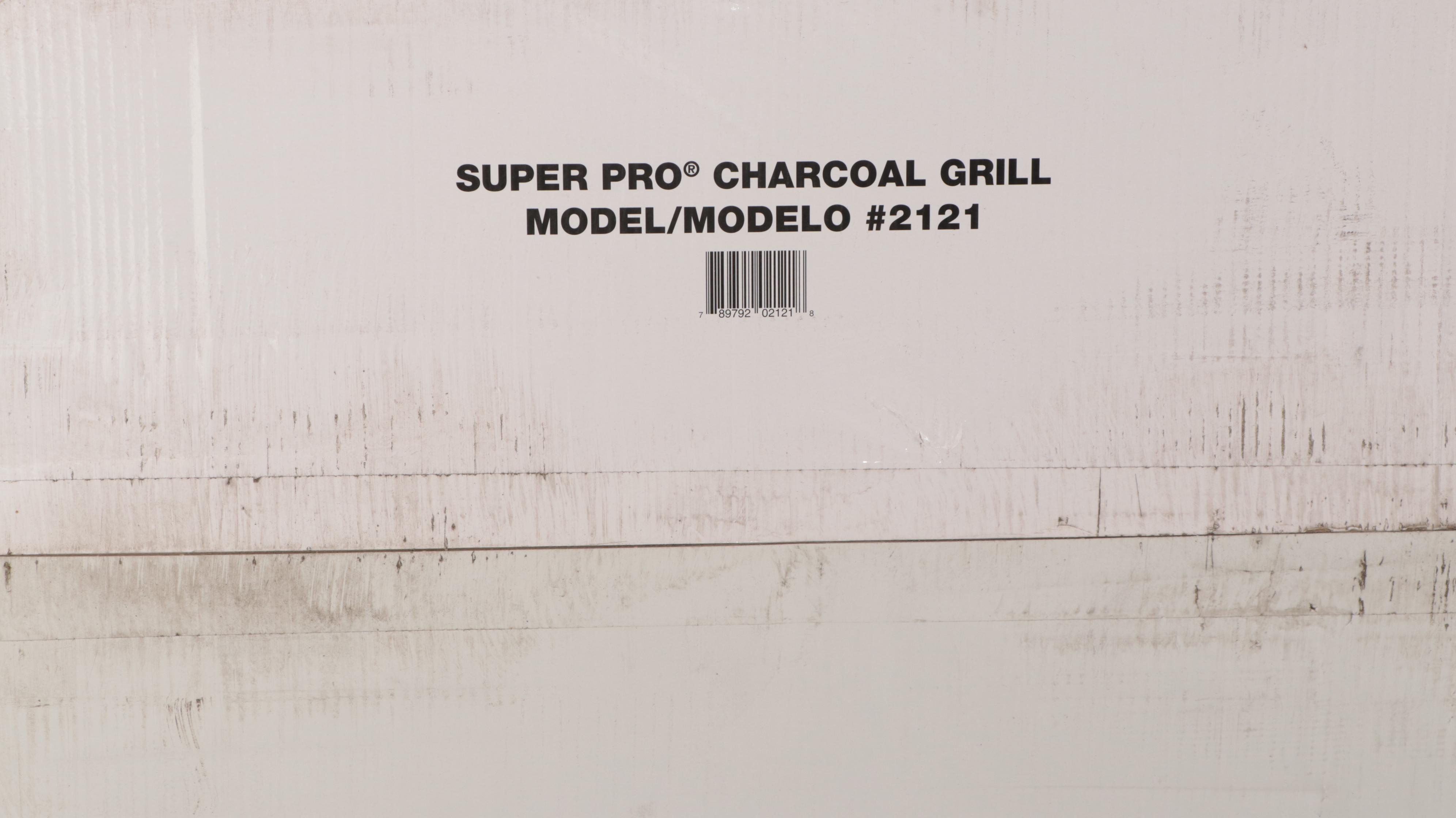 Char-Griller Super Pro Black Barrel Charcoal Grill