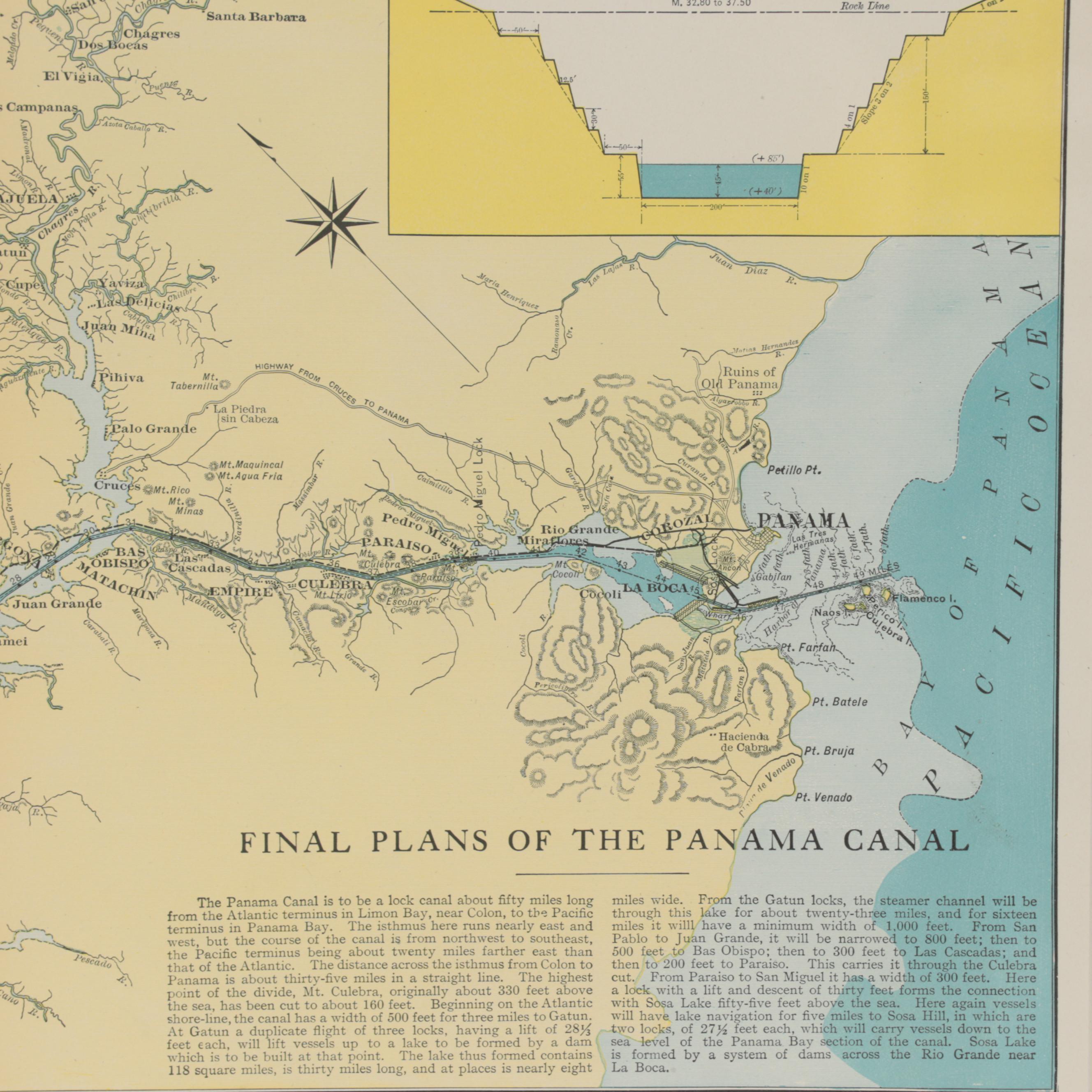 Engraved "Rammond's Complete Map of Panama Canal," Early 20th Century