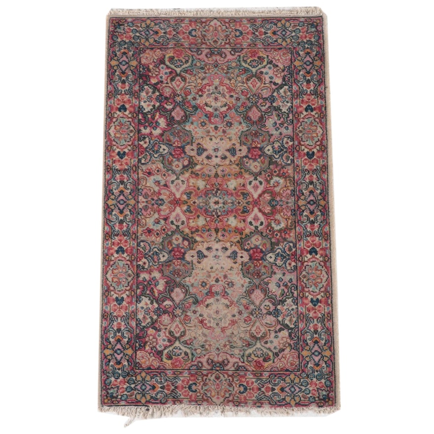 2'11 x 5'2 Machine Made Karastan "Kirman" Accent Rug