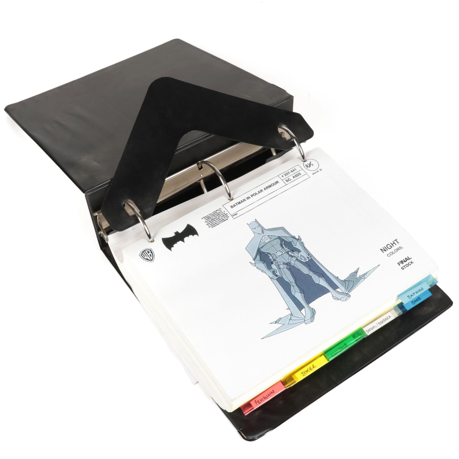 Warner Bros "Batman: The Animated Series" Writer's Bible Characters Pack, 2004