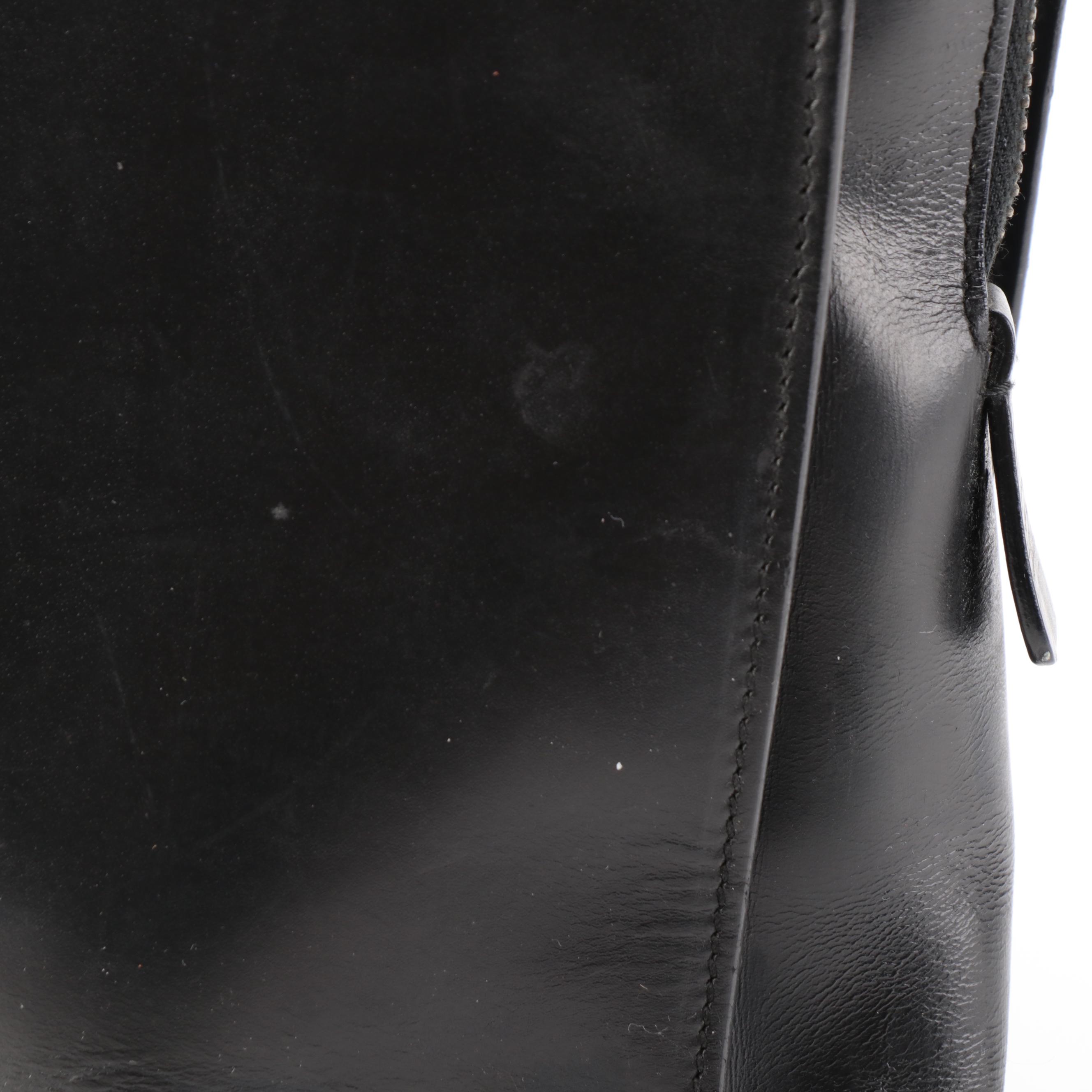 Prada Black Leather Shoulder Bag