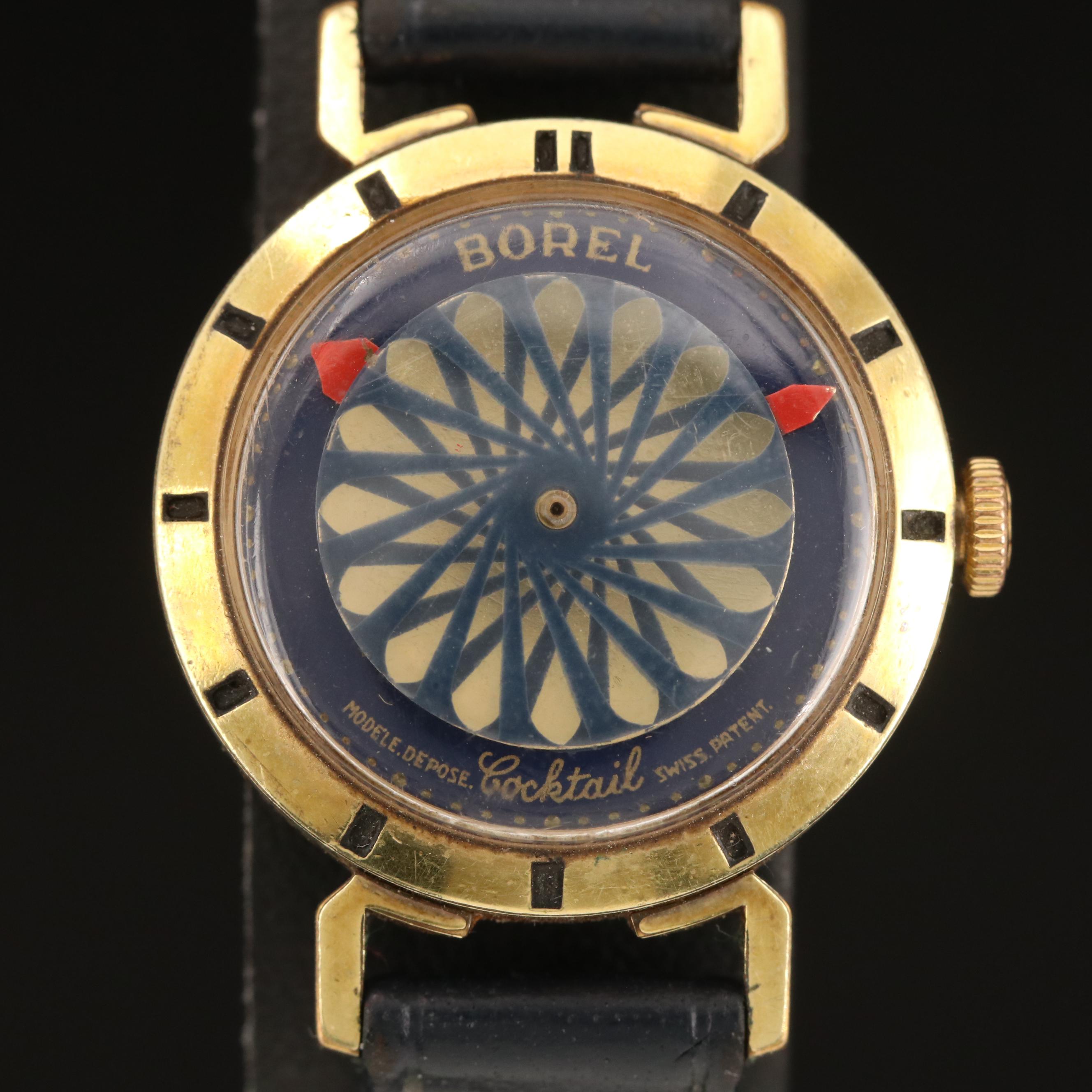 Vintage Borel Cocktail Kaleidoscope Watch